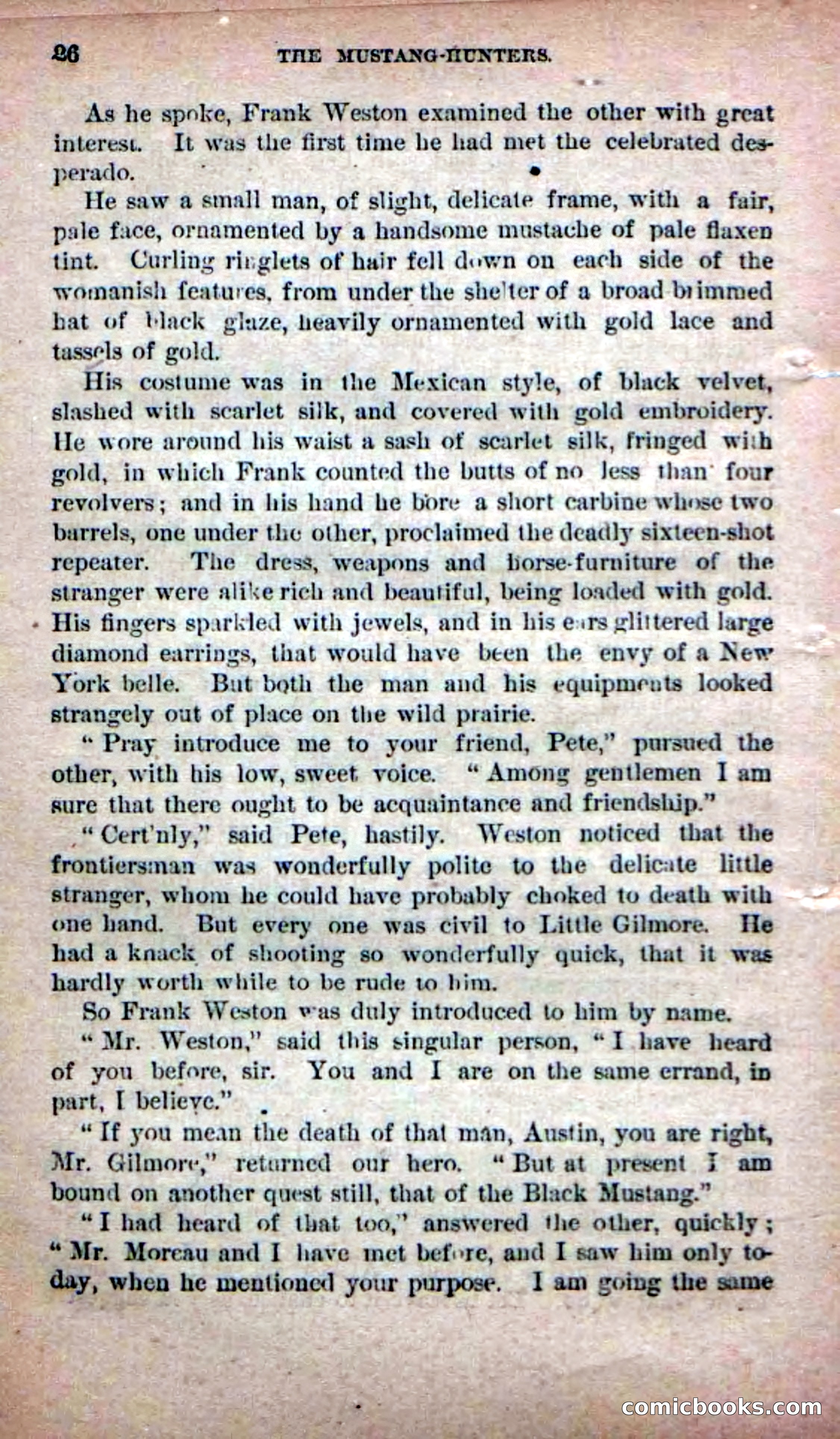 Beadle's Dime Novels No. 226: The Mustang-Hunters — page 24 of 100