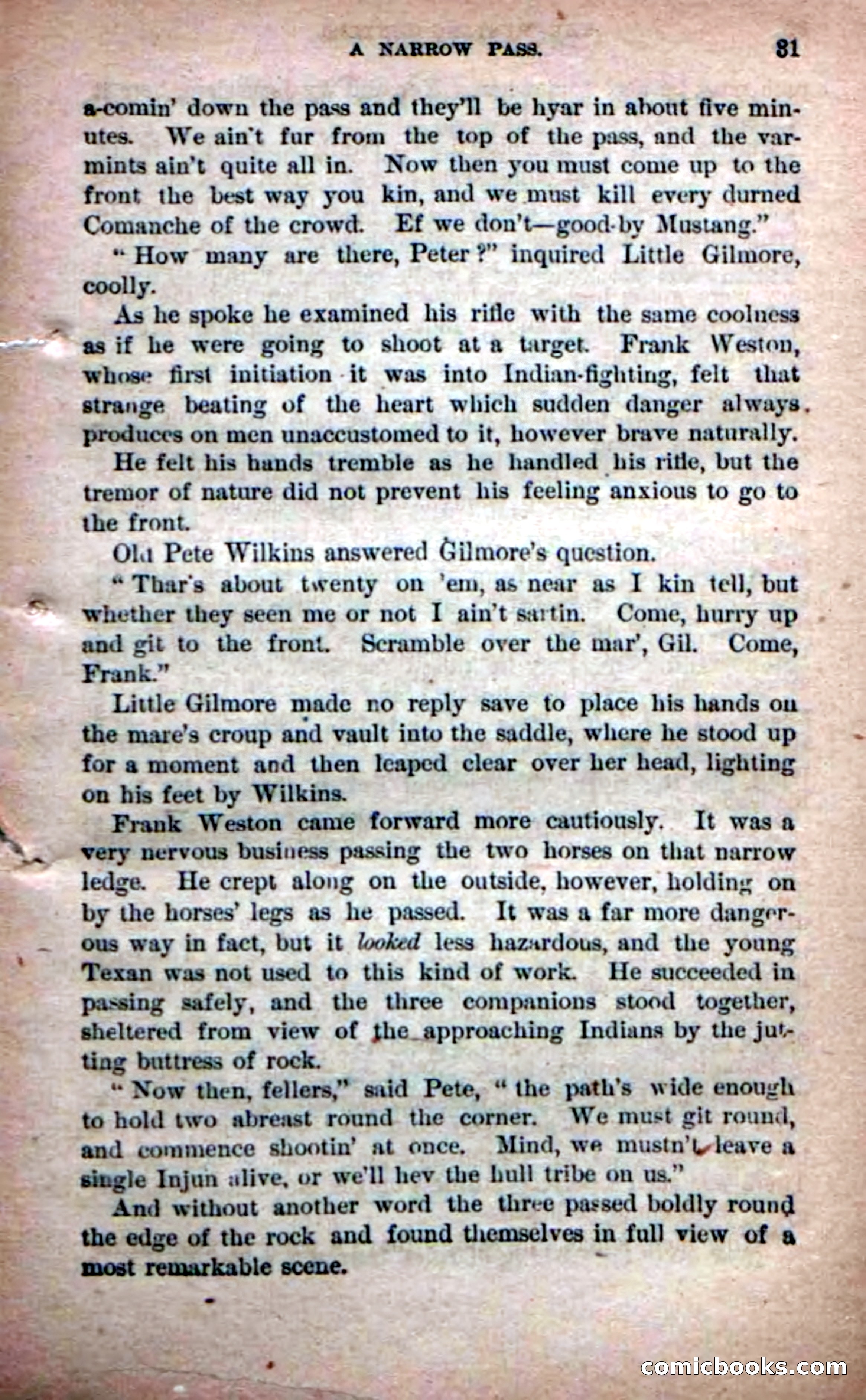 Beadle's Dime Novels No. 226: The Mustang-Hunters — page 29 of 100