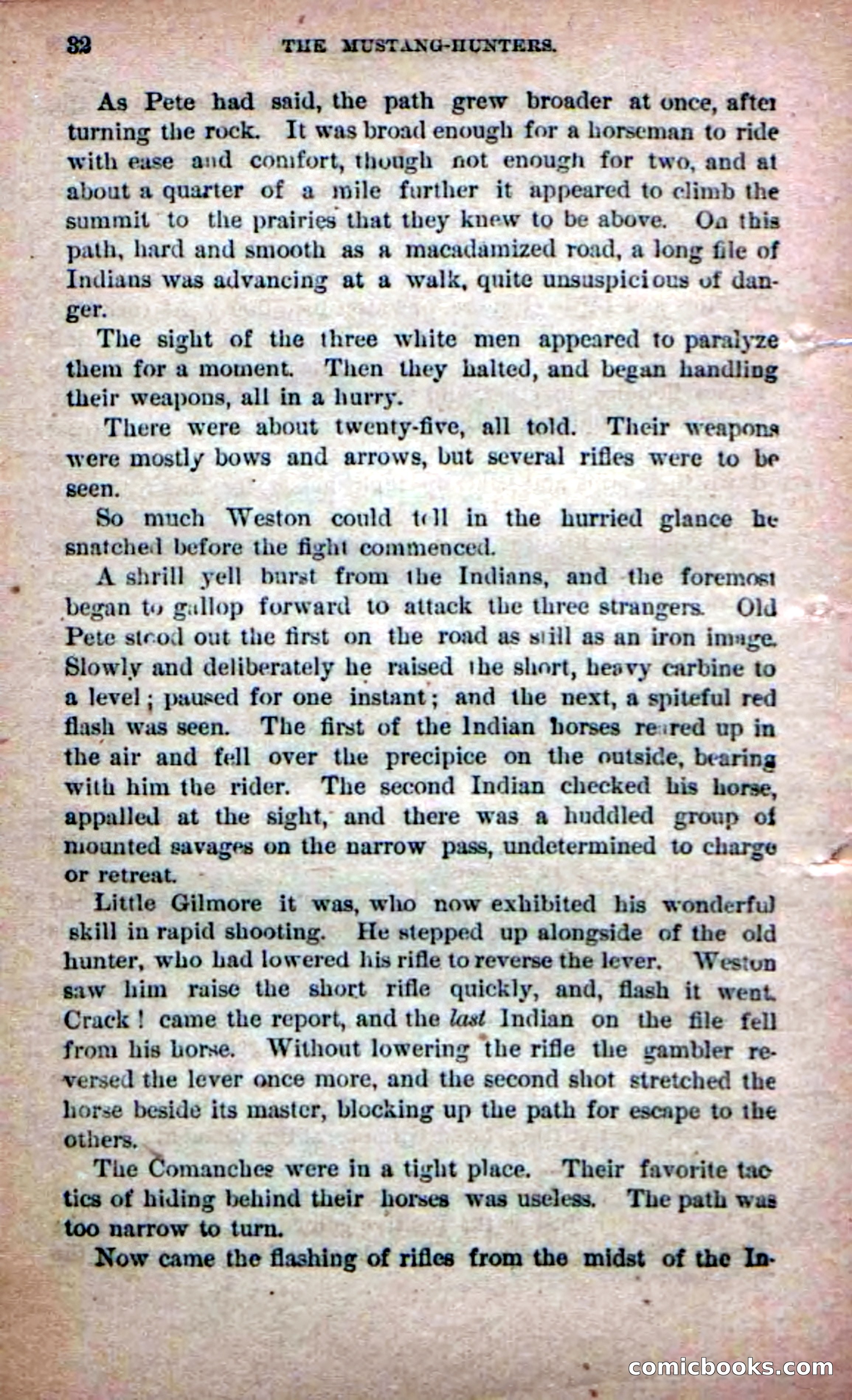Beadle's Dime Novels No. 226: The Mustang-Hunters — page 30 of 100