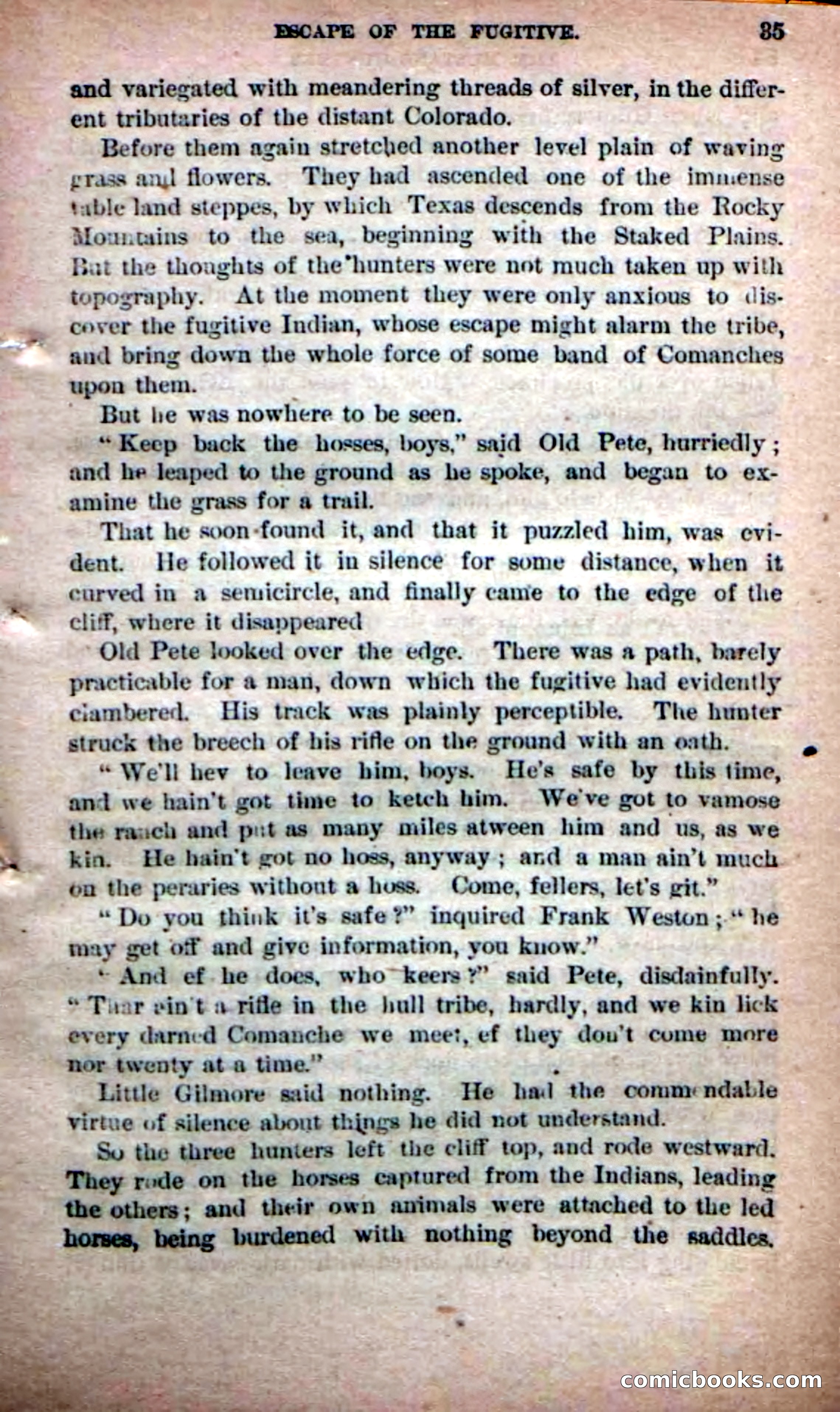 Beadle's Dime Novels No. 226: The Mustang-Hunters — page 33 of 100