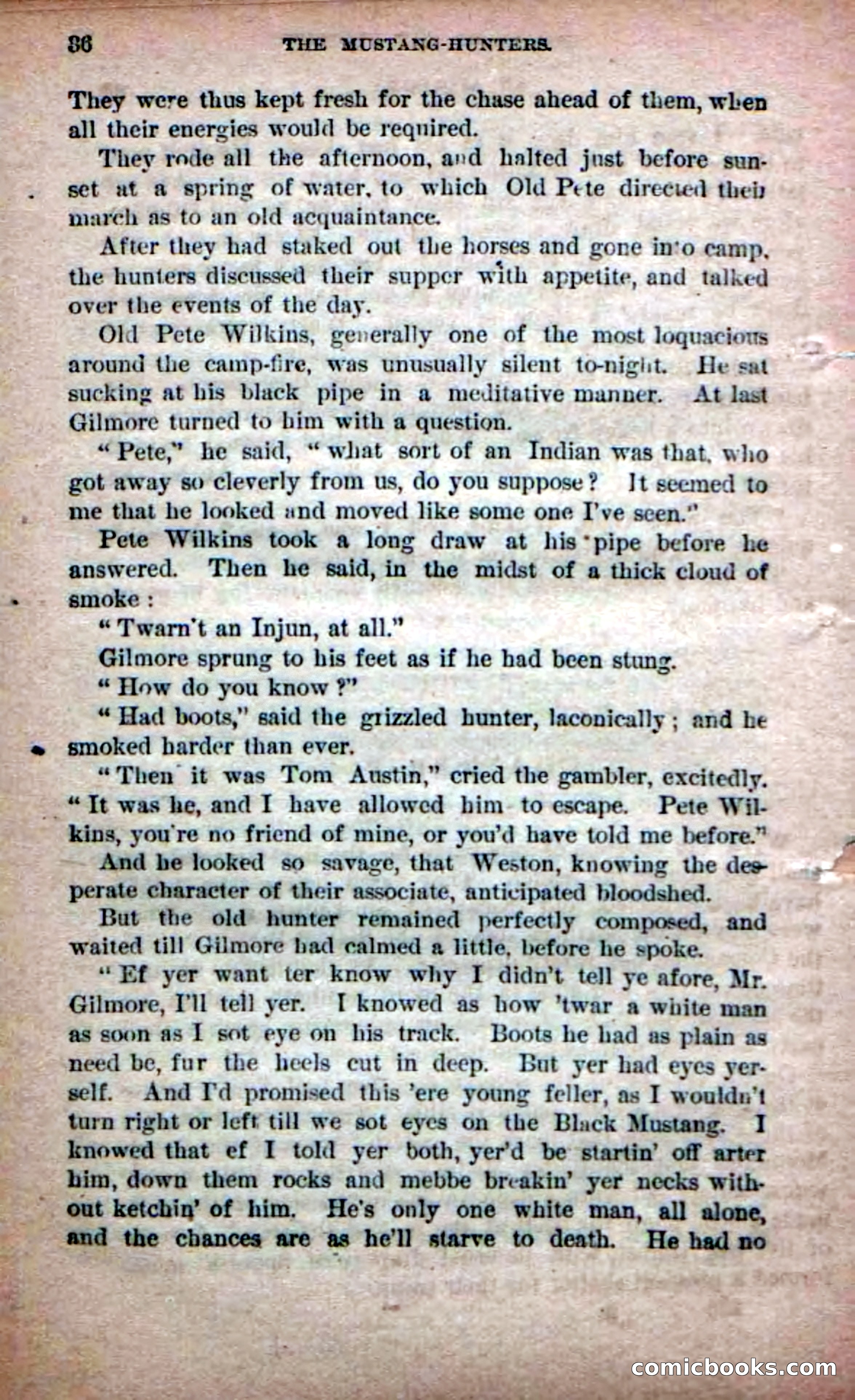 Beadle's Dime Novels No. 226: The Mustang-Hunters — page 34 of 100