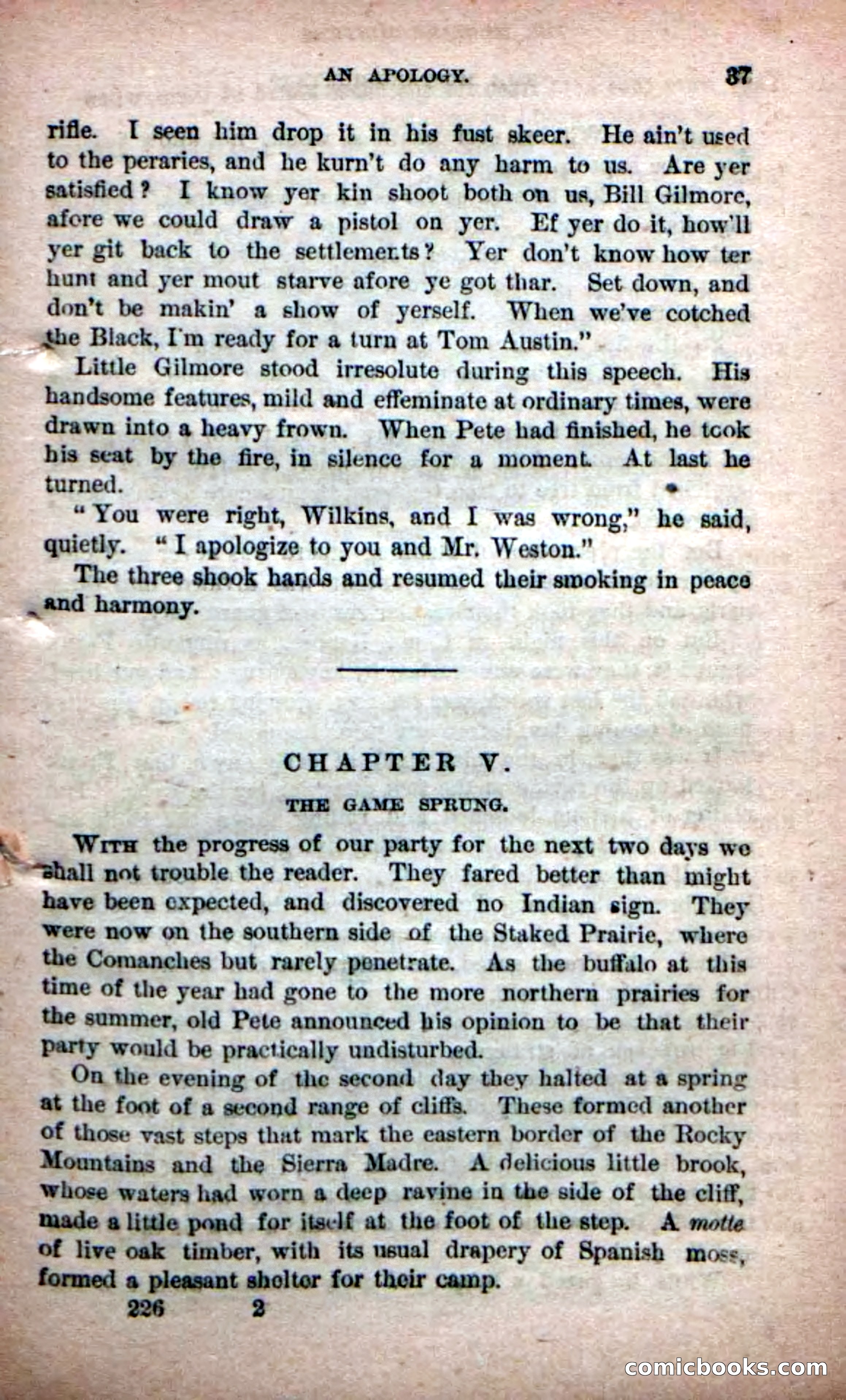 Beadle's Dime Novels No. 226: The Mustang-Hunters — page 35 of 100