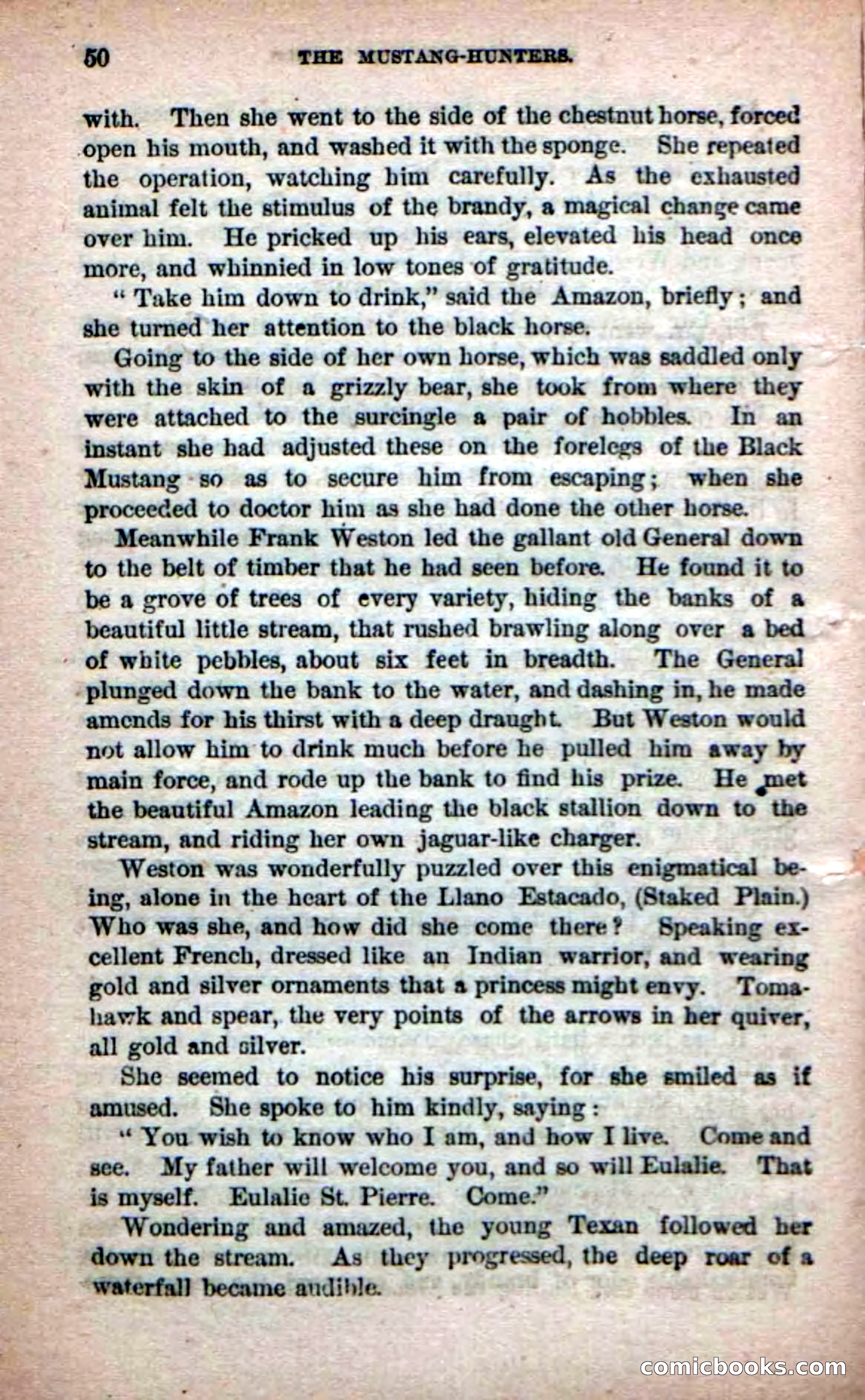 Beadle's Dime Novels No. 226: The Mustang-Hunters — page 48 of 100