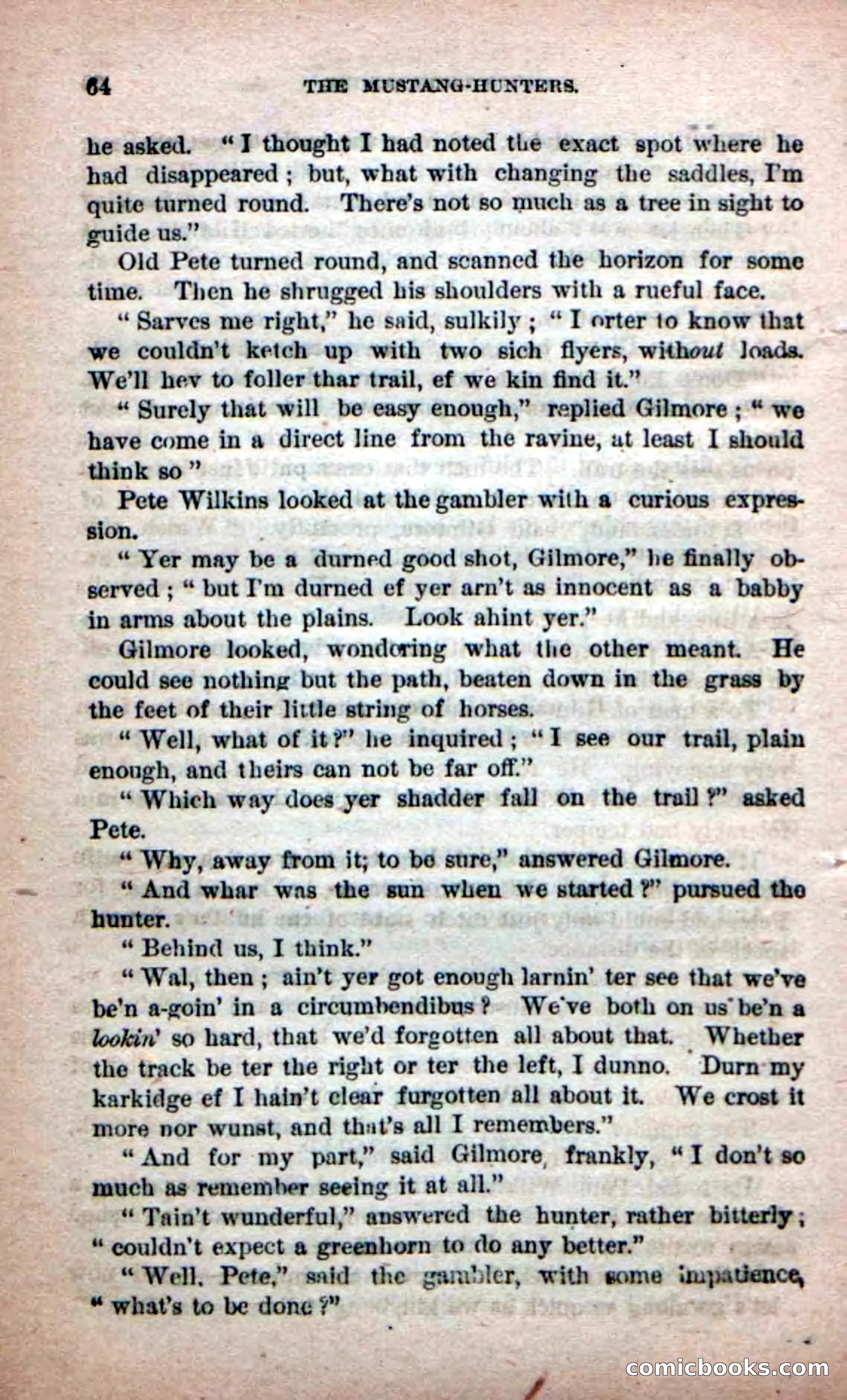 Beadle's Dime Novels No. 226: The Mustang-Hunters — page 62 of 100