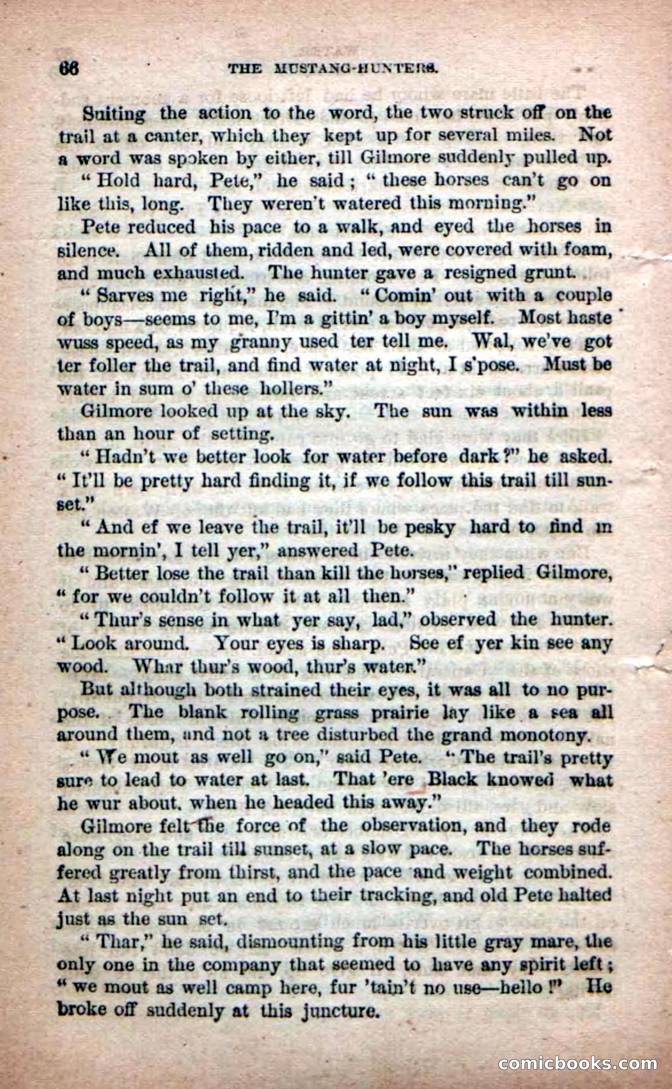 Beadle's Dime Novels No. 226: The Mustang-Hunters — page 64 of 100