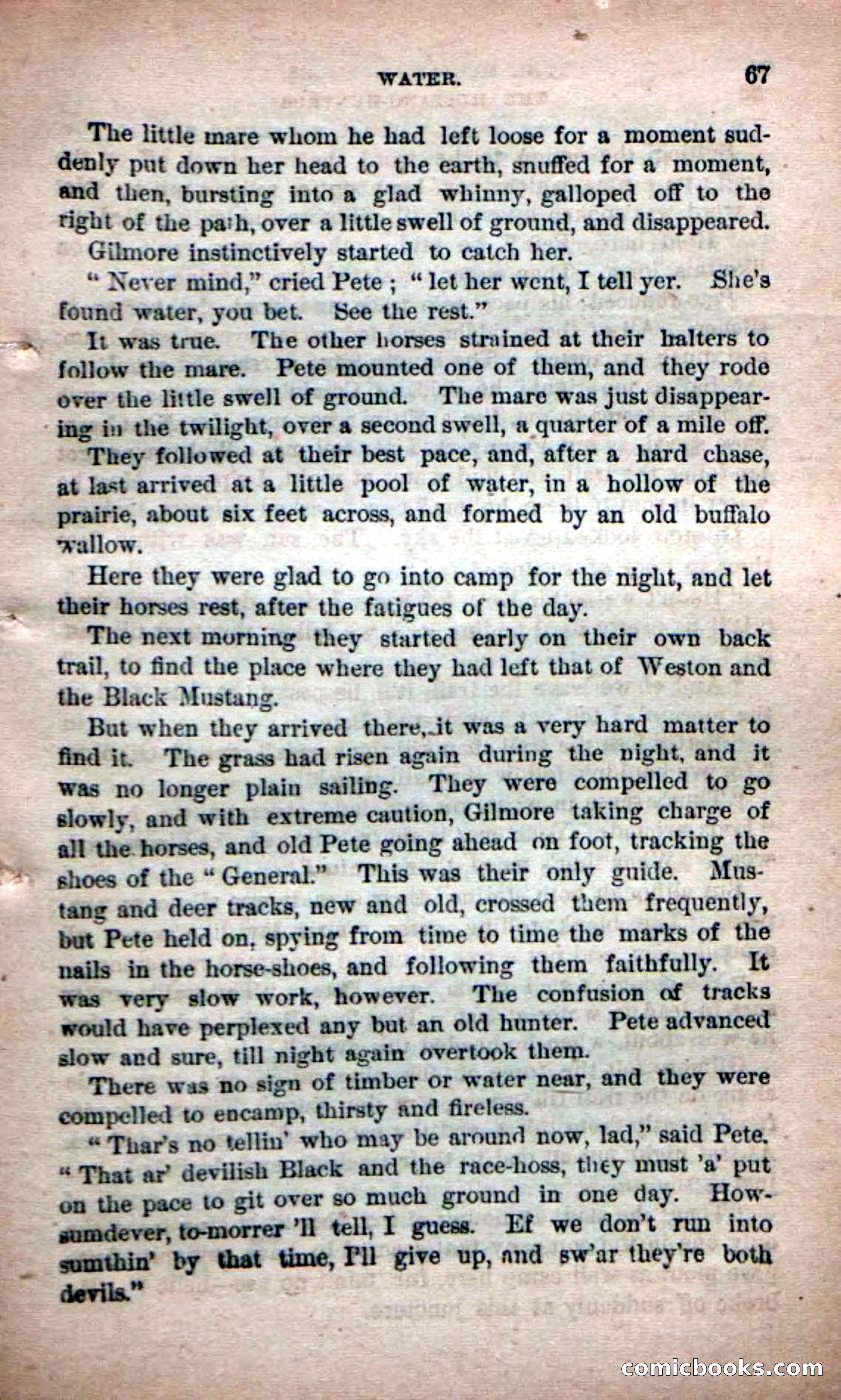 Beadle's Dime Novels No. 226: The Mustang-Hunters — page 65 of 100