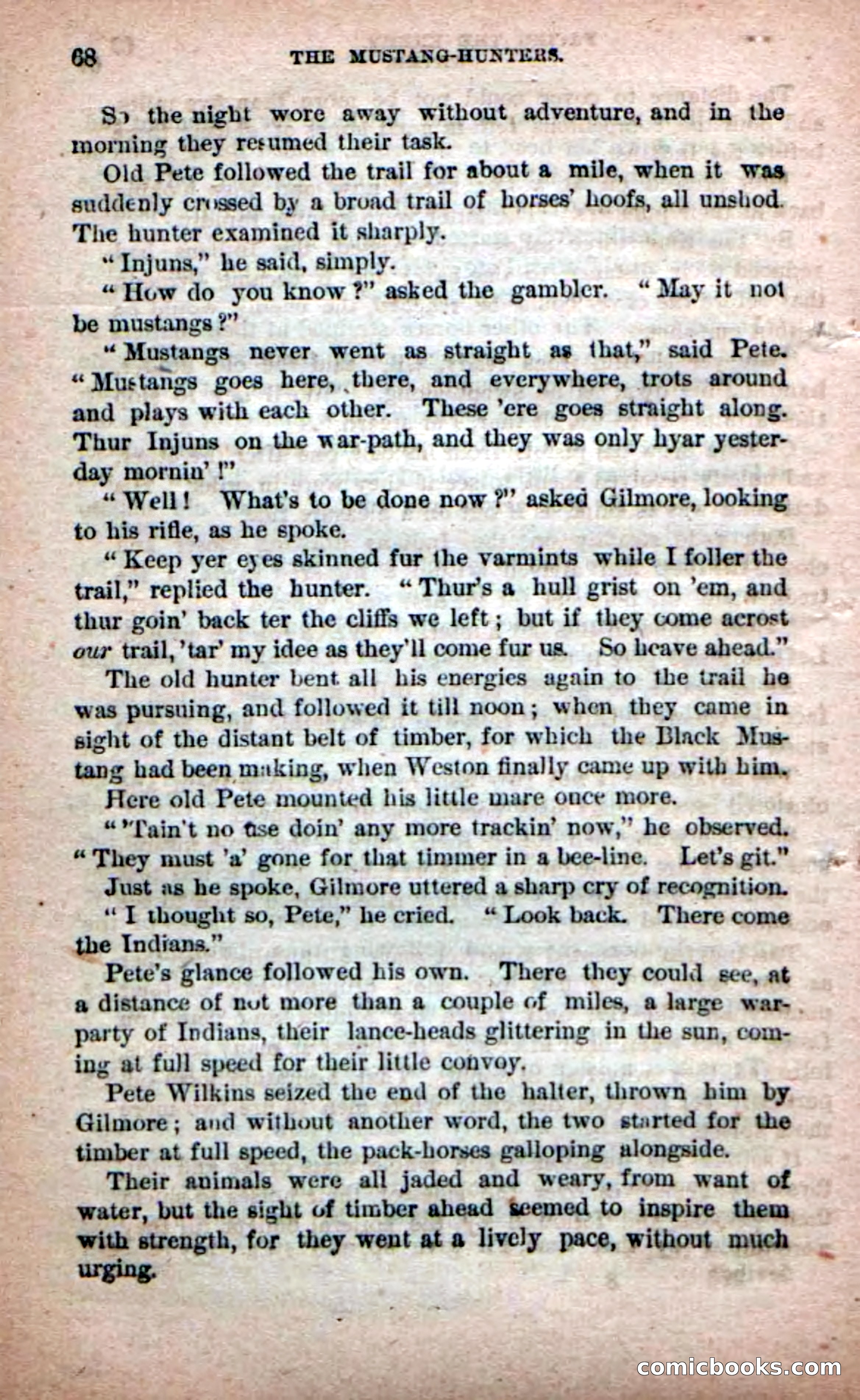 Beadle's Dime Novels No. 226: The Mustang-Hunters — page 66 of 100