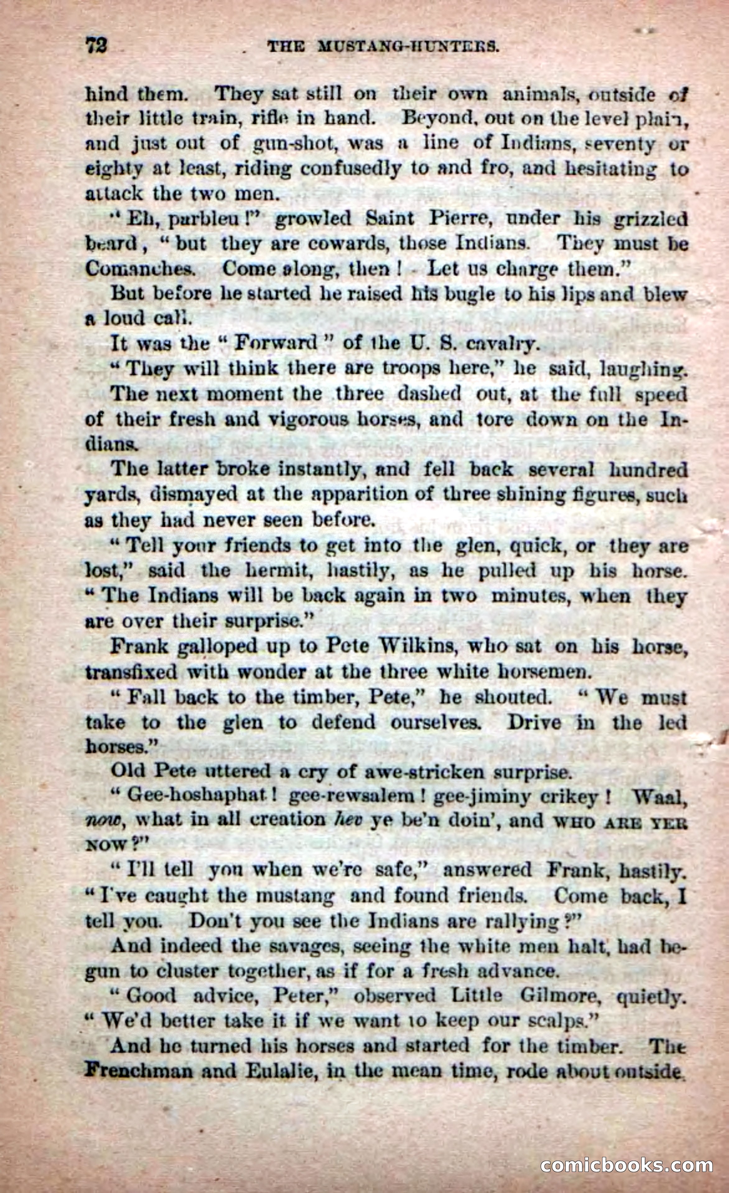 Beadle's Dime Novels No. 226: The Mustang-Hunters — page 70 of 100