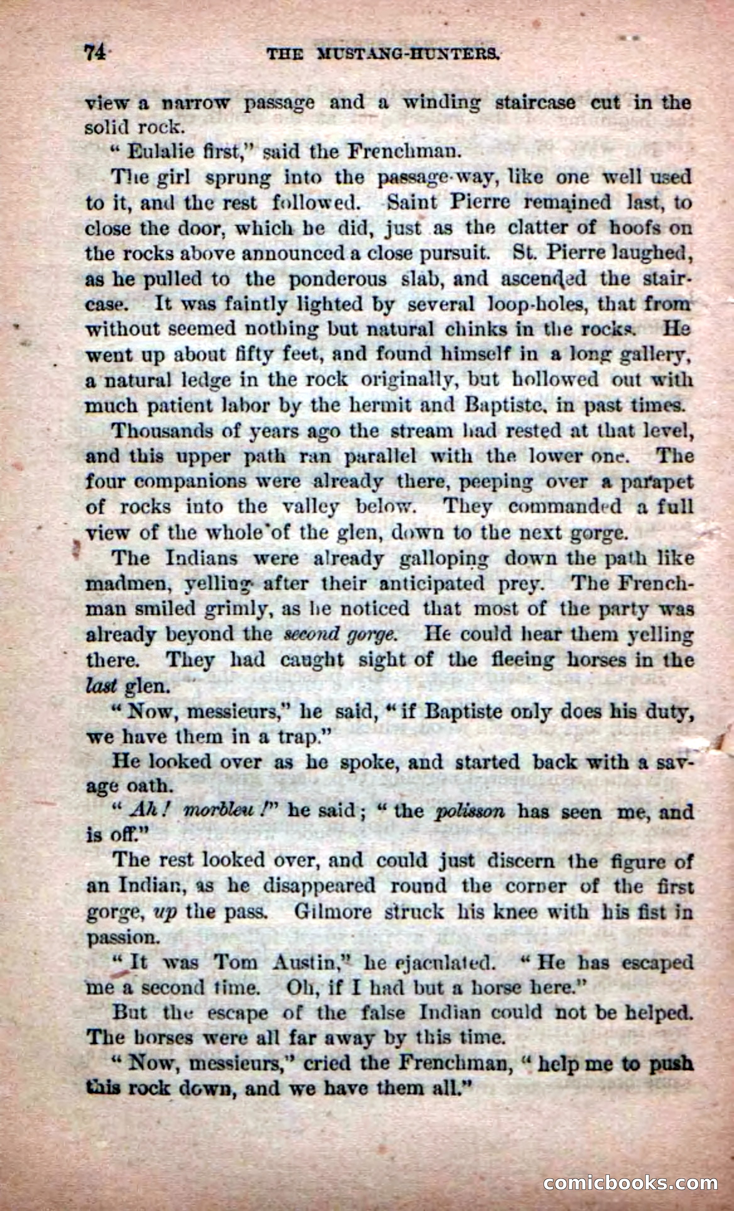 Beadle's Dime Novels No. 226: The Mustang-Hunters — page 72 of 100