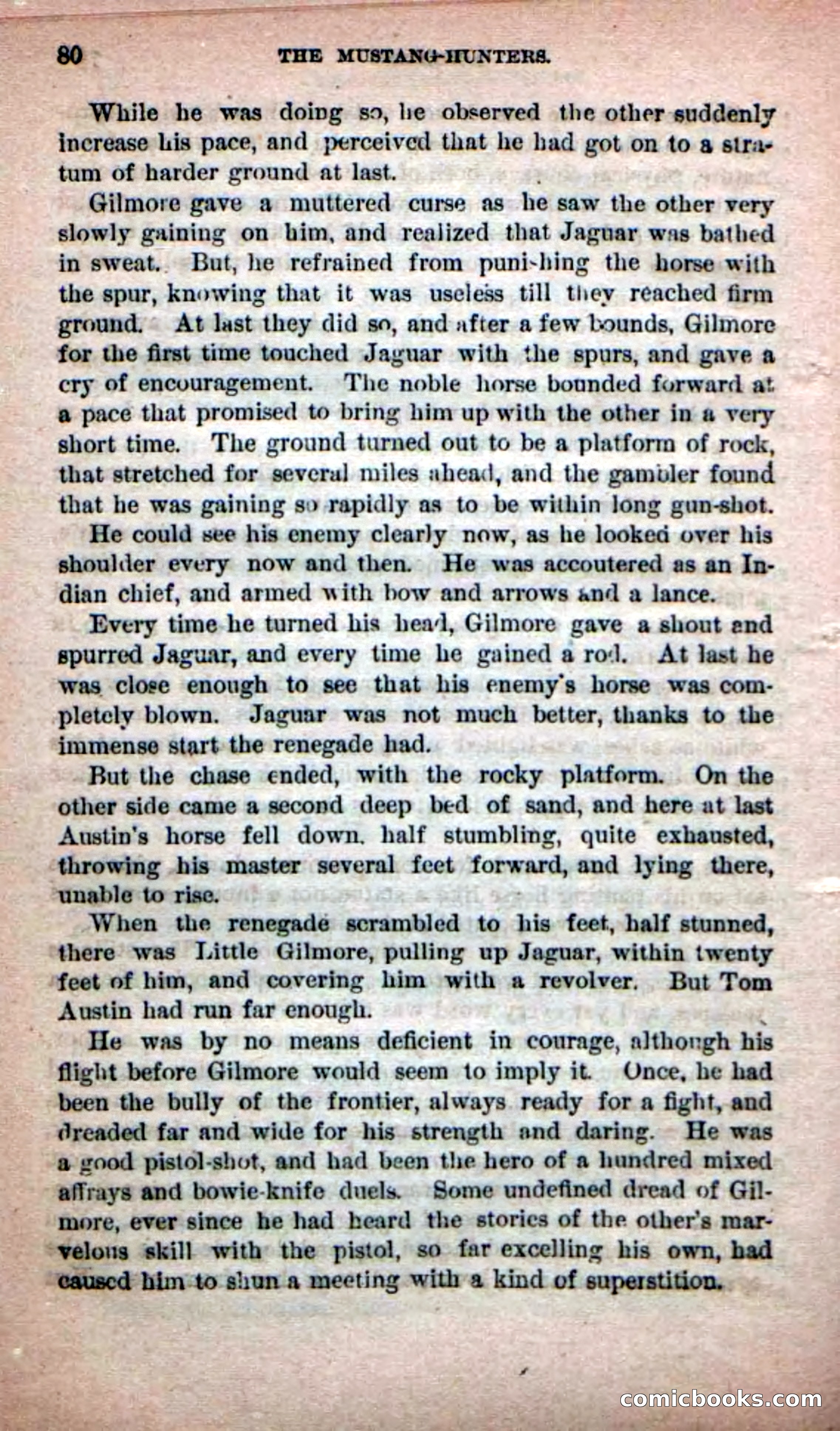 Beadle's Dime Novels No. 226: The Mustang-Hunters — page 78 of 100