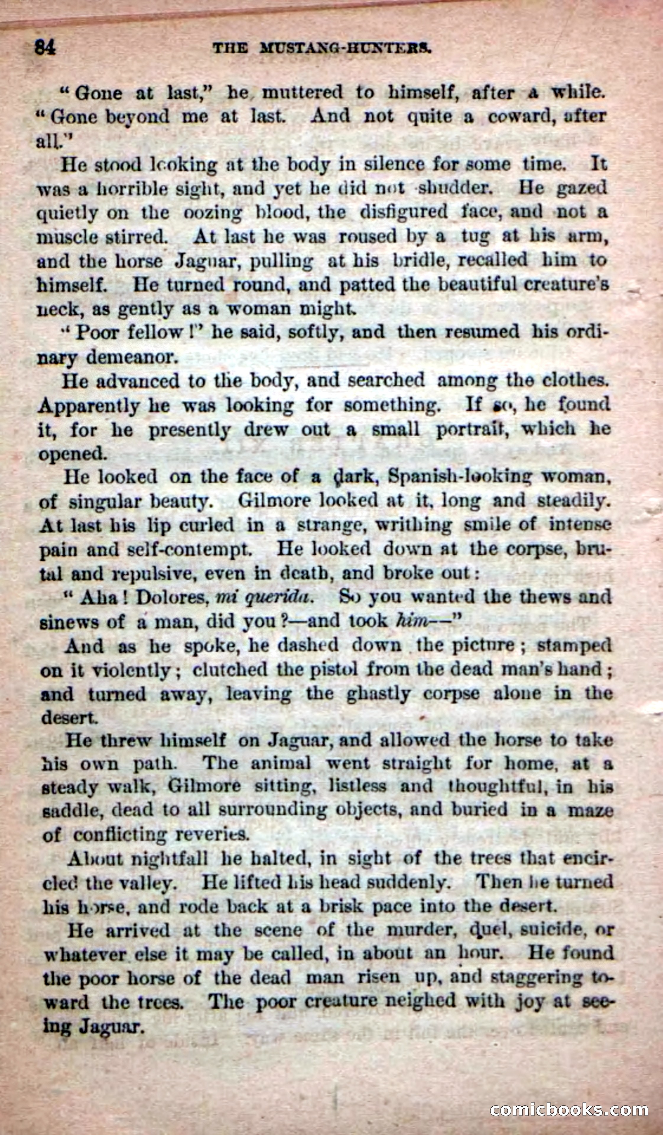 Beadle's Dime Novels No. 226: The Mustang-Hunters — page 82 of 100