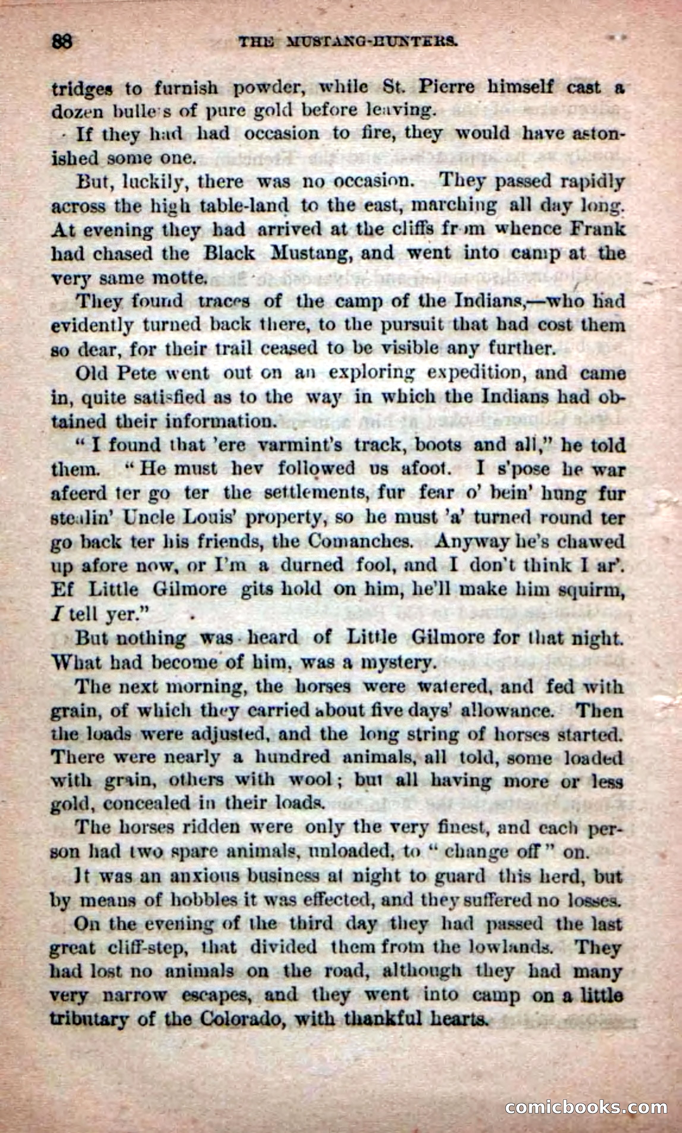 Beadle's Dime Novels No. 226: The Mustang-Hunters — page 86 of 100