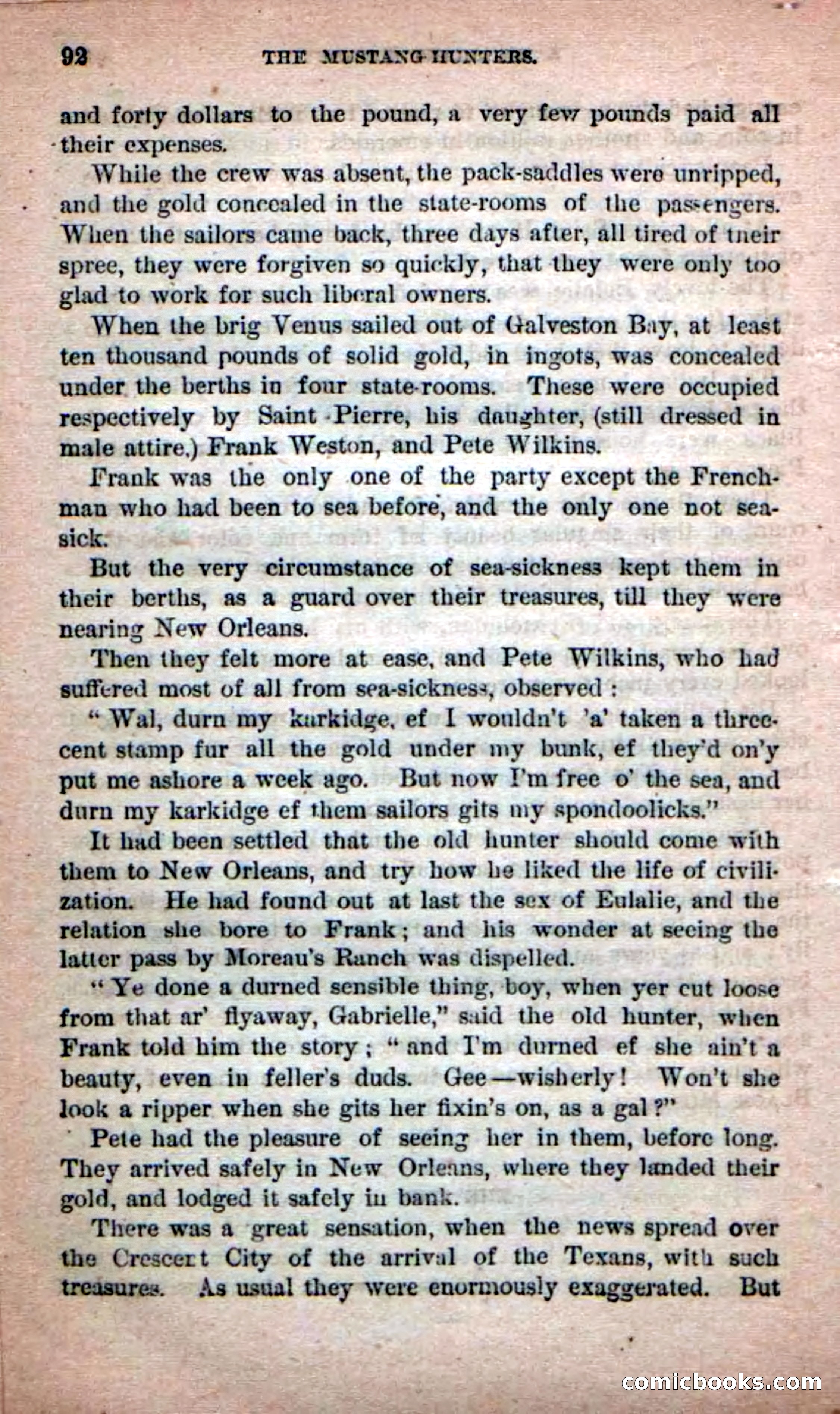 Beadle's Dime Novels No. 226: The Mustang-Hunters — page 90 of 100
