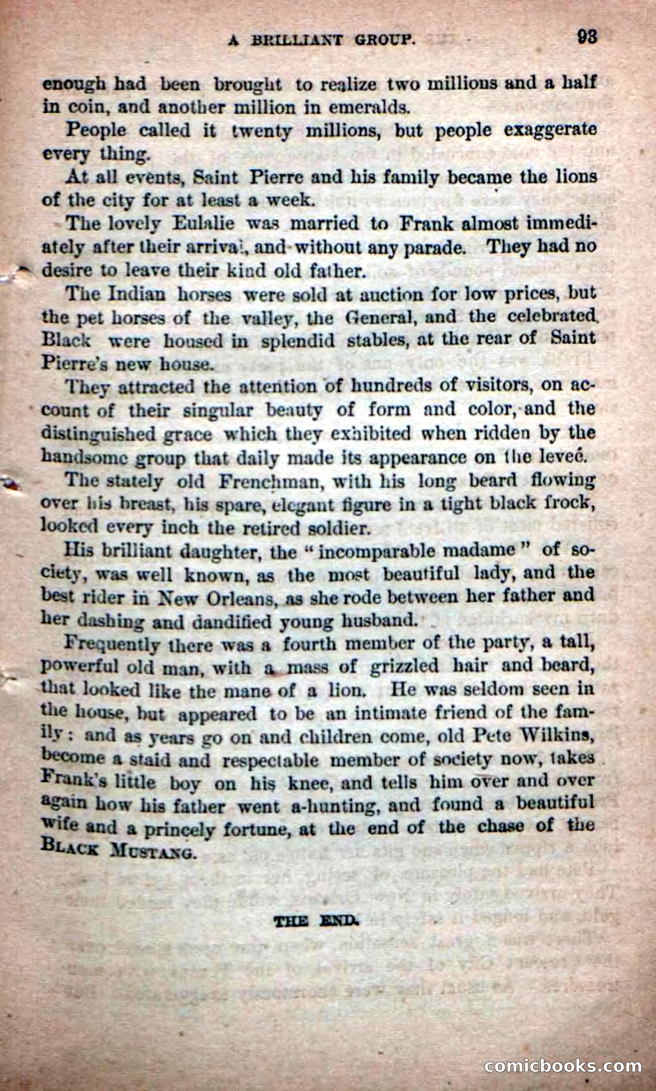Beadle's Dime Novels No. 226: The Mustang-Hunters — page 91 of 100