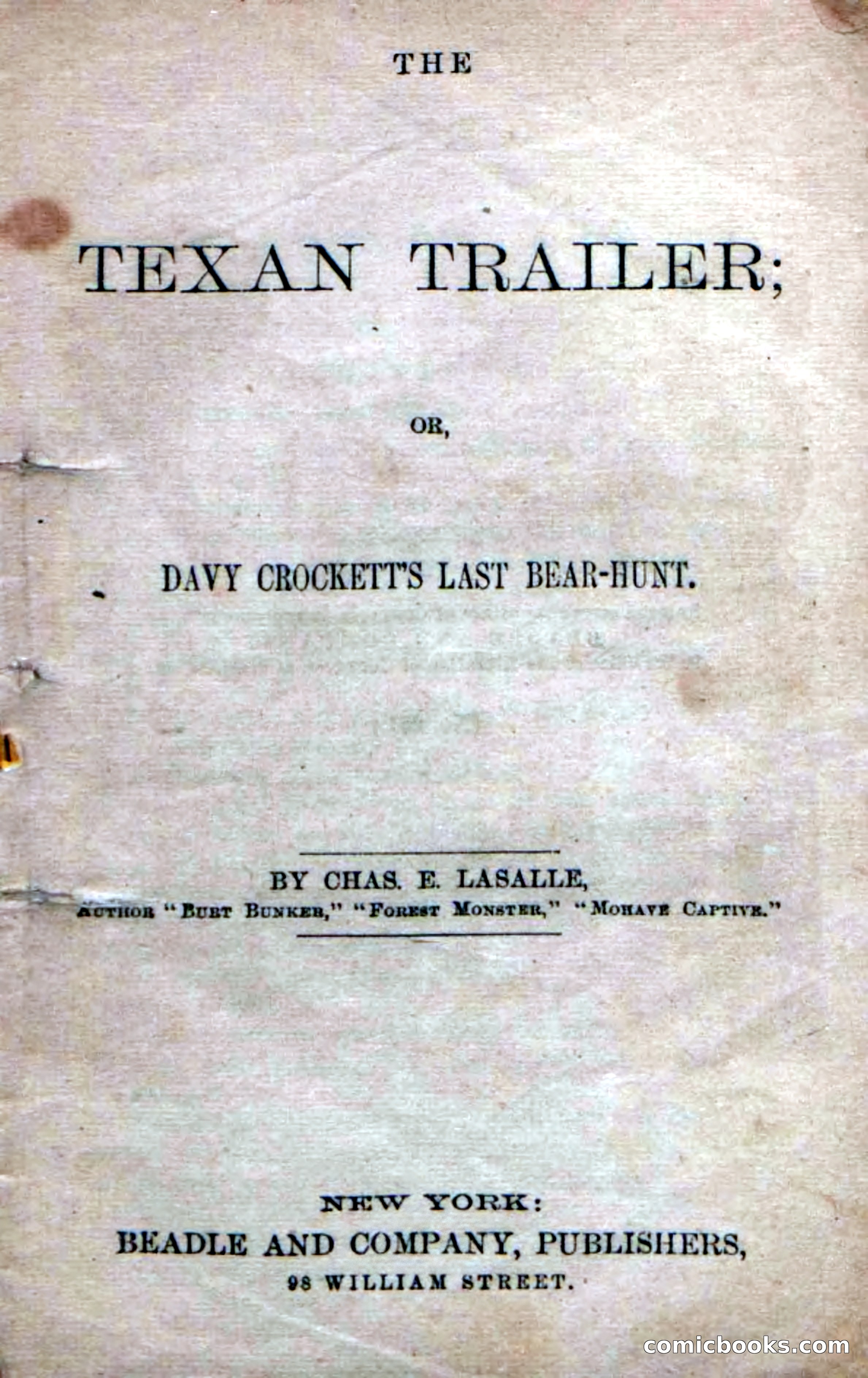 Beadle's Dime Novels No. 231: The Texan Trailer — page 5 of 54