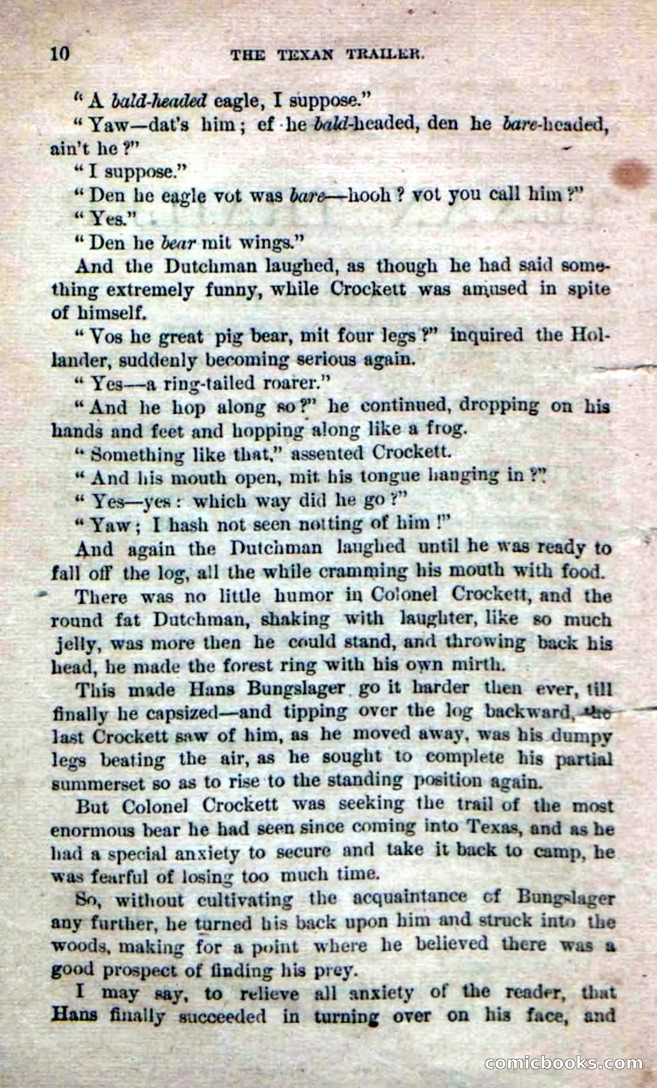 Beadle's Dime Novels No. 231: The Texan Trailer — page 8 of 54
