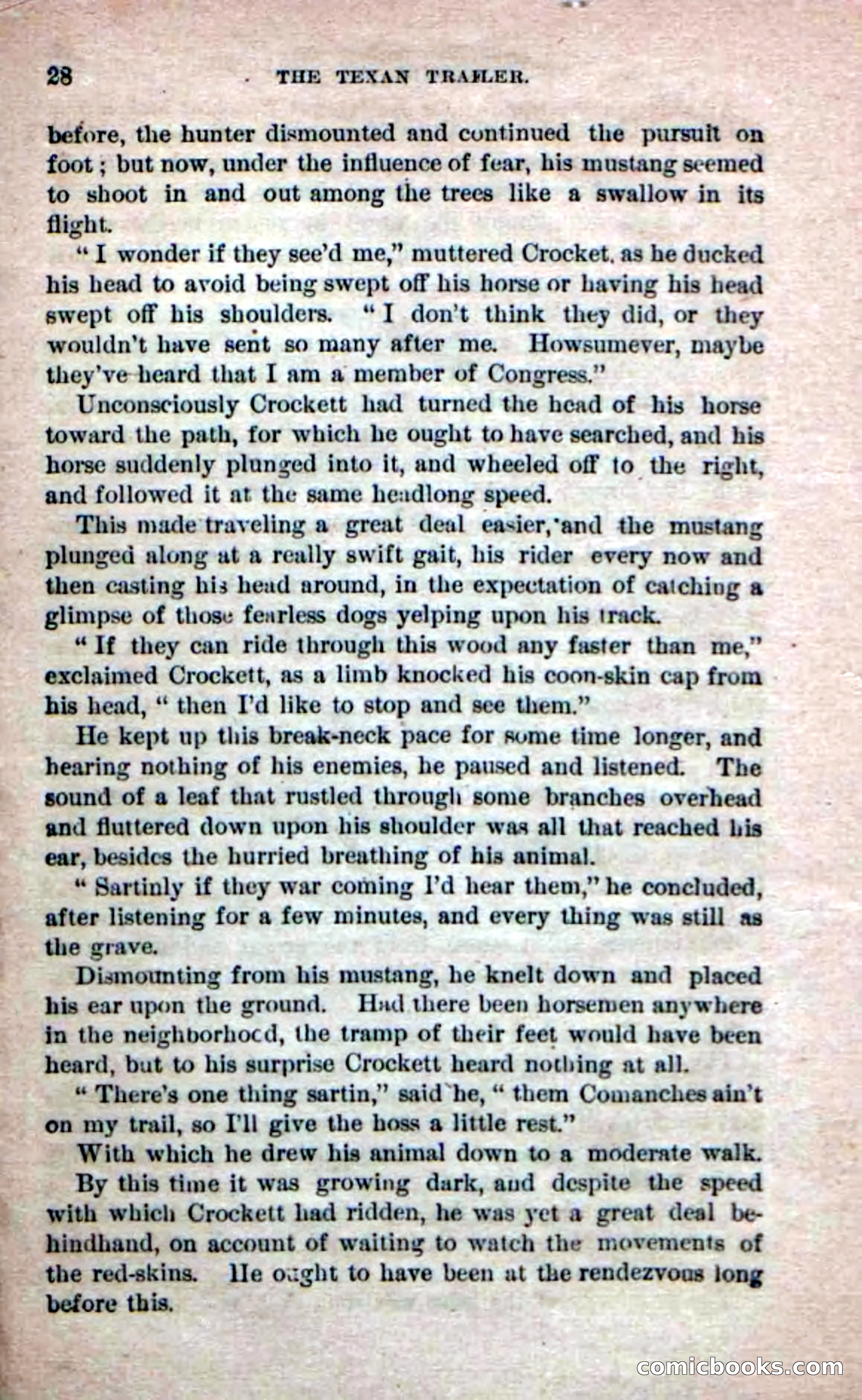 Beadle's Dime Novels No. 231: The Texan Trailer — page 18 of 54