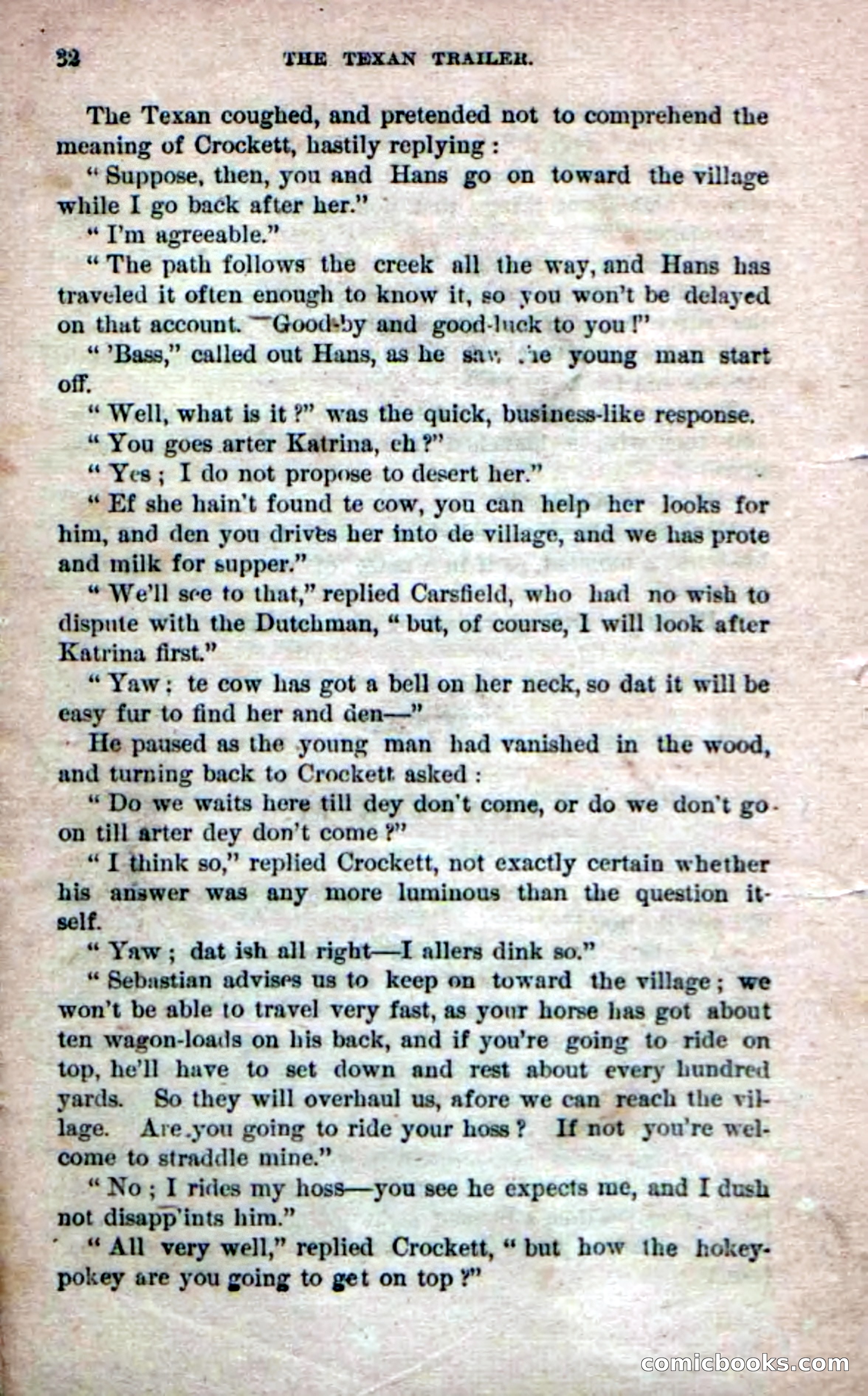 Beadle's Dime Novels No. 231: The Texan Trailer — page 22 of 54