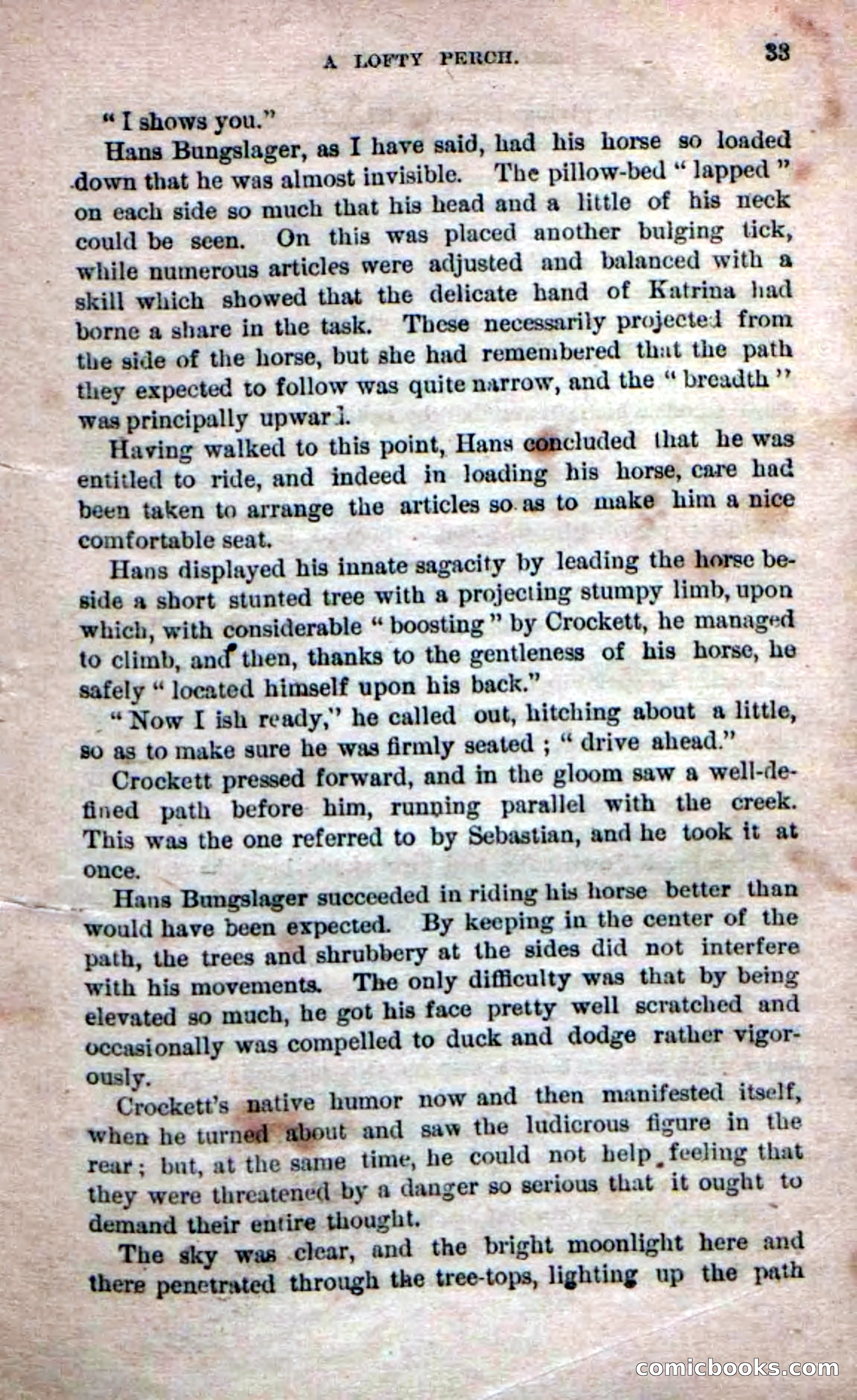 Beadle's Dime Novels No. 231: The Texan Trailer — page 23 of 54