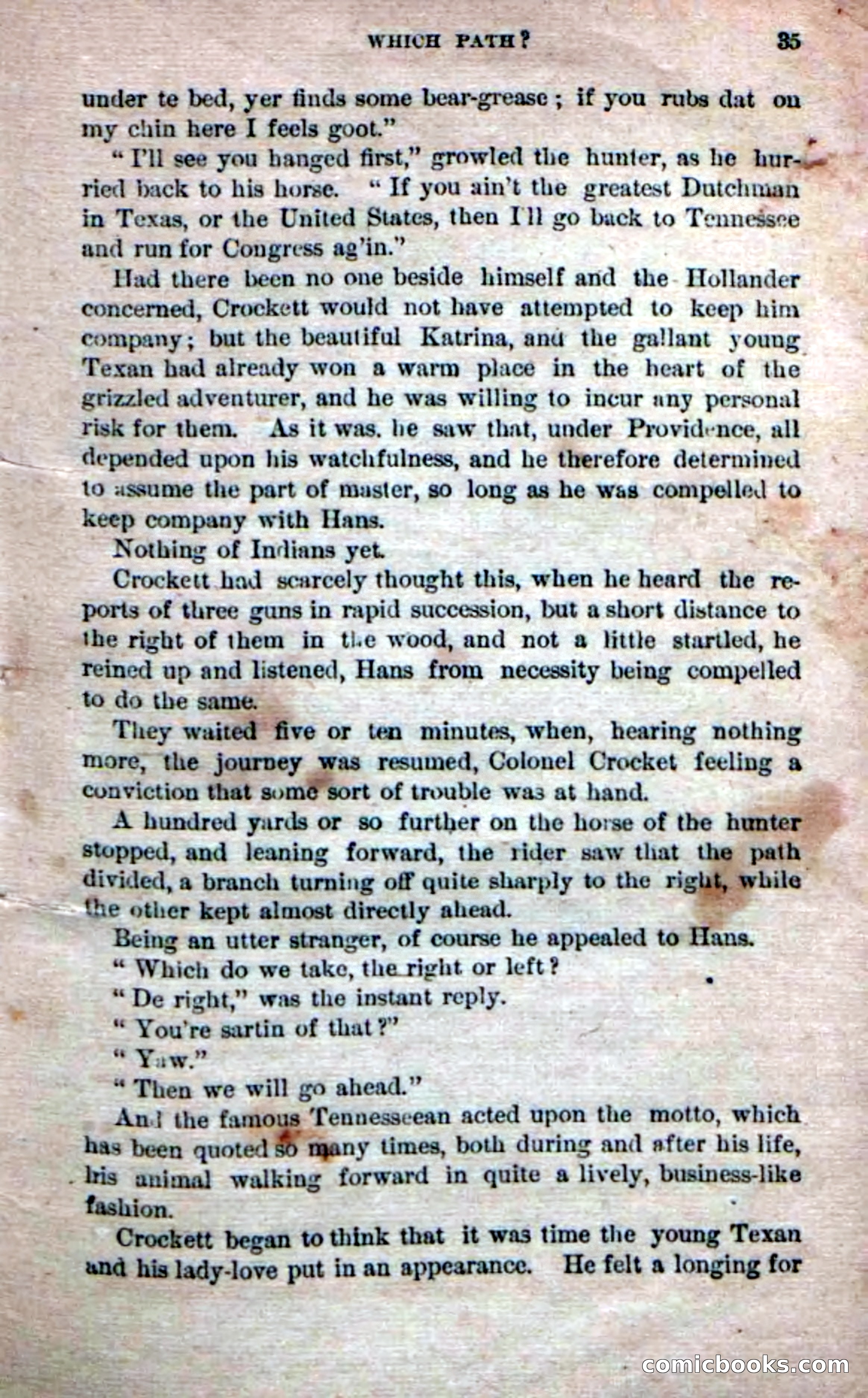 Beadle's Dime Novels No. 231: The Texan Trailer — page 25 of 54