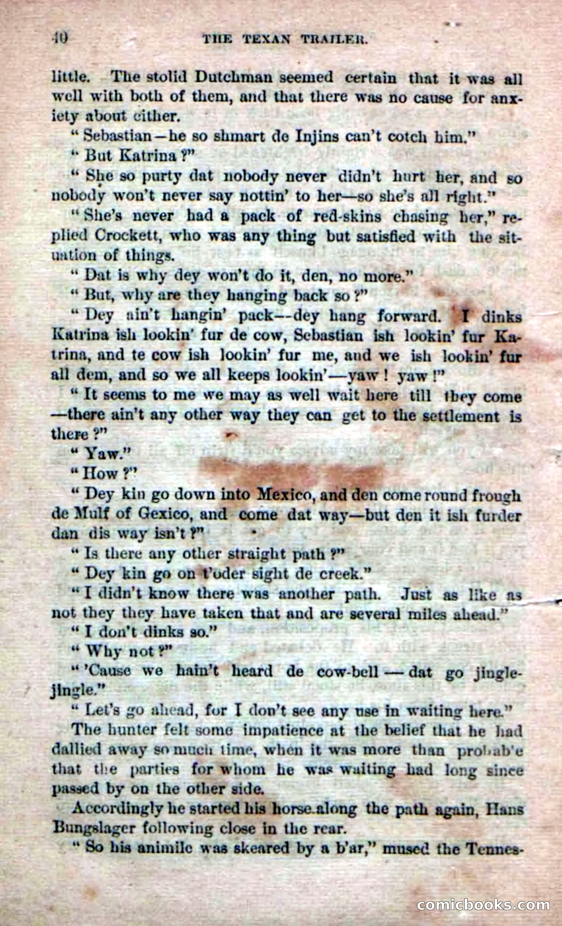 Beadle's Dime Novels No. 231: The Texan Trailer — page 30 of 54