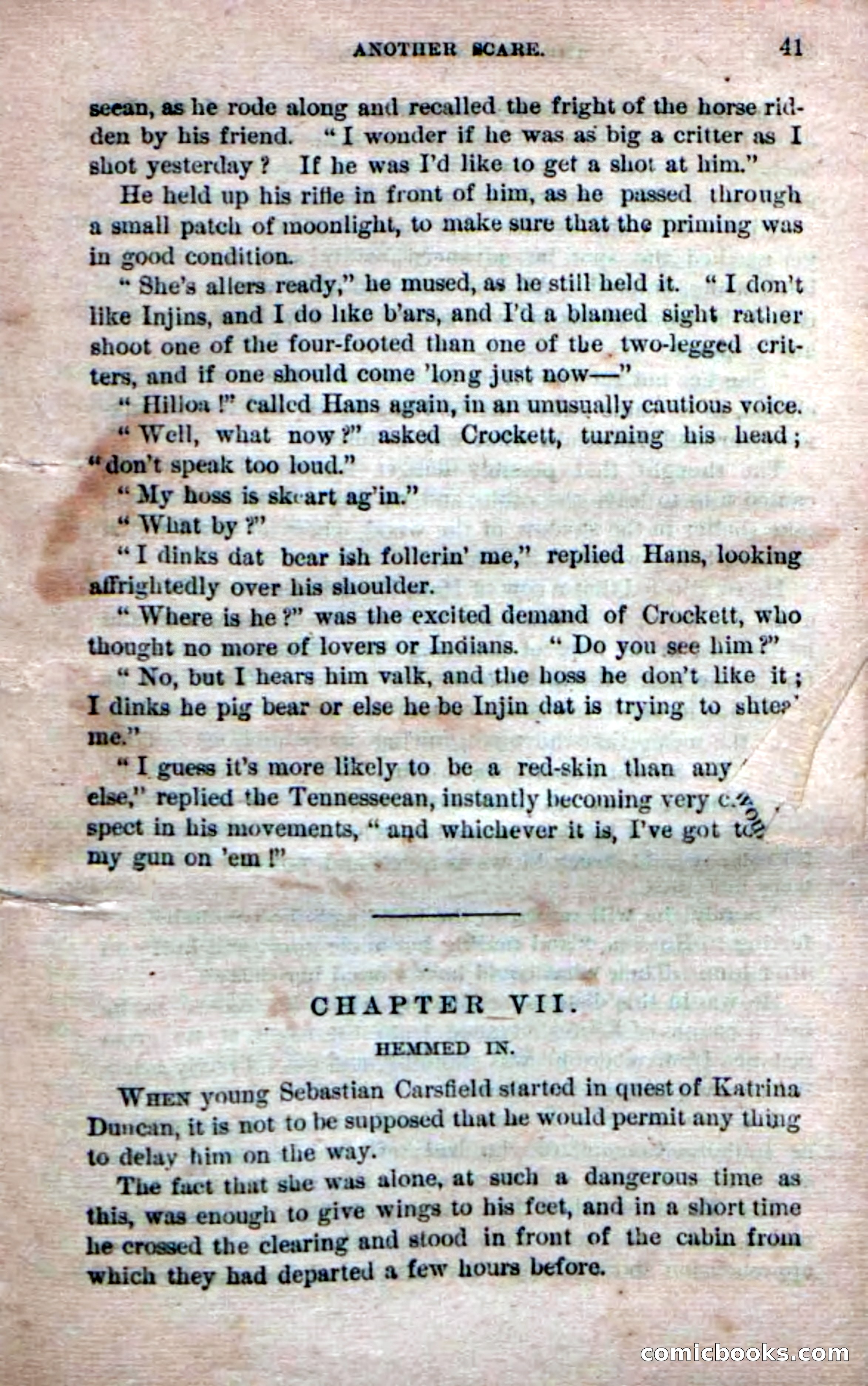Beadle's Dime Novels No. 231: The Texan Trailer — page 31 of 54