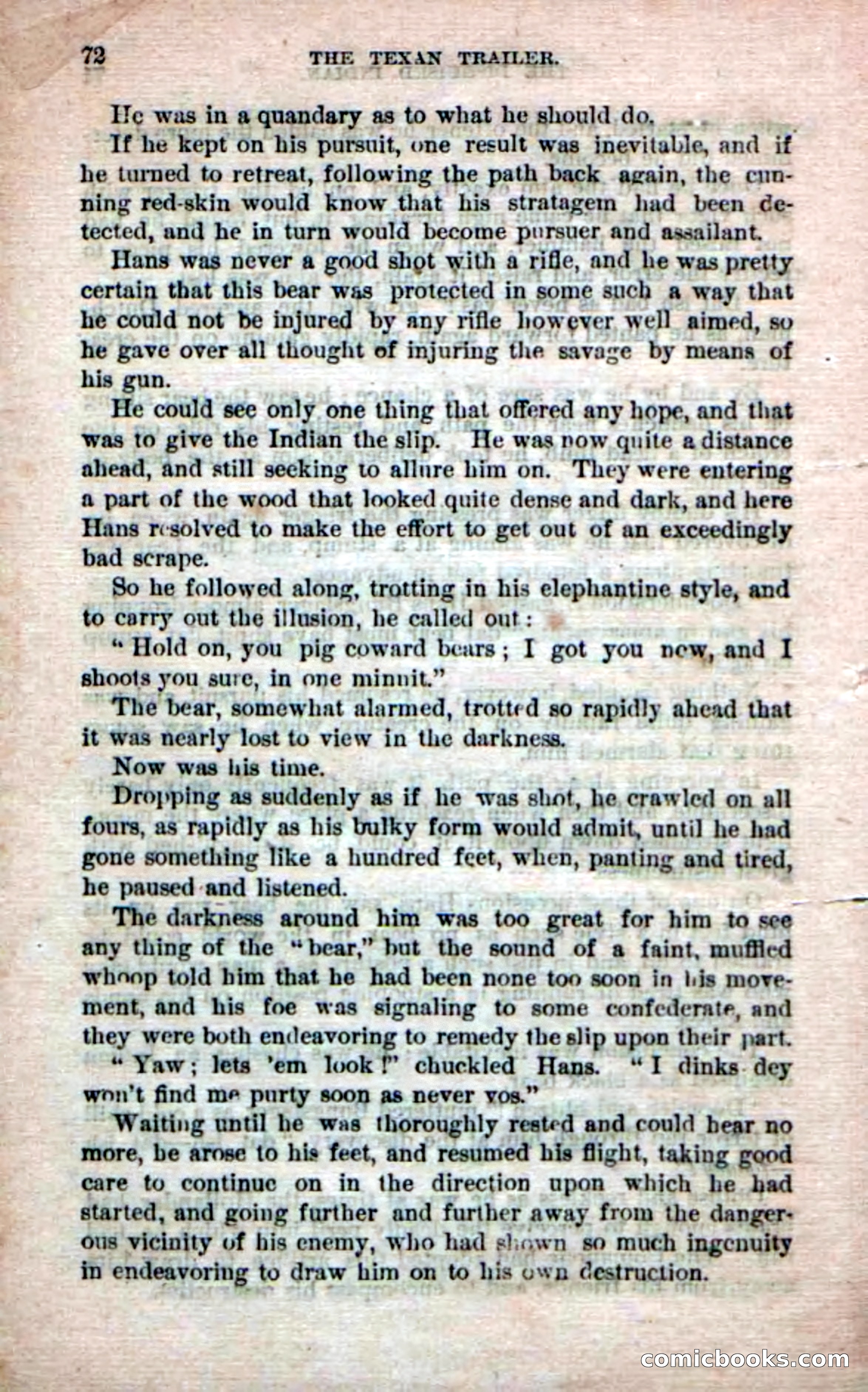 Beadle's Dime Novels No. 231: The Texan Trailer — page 42 of 54