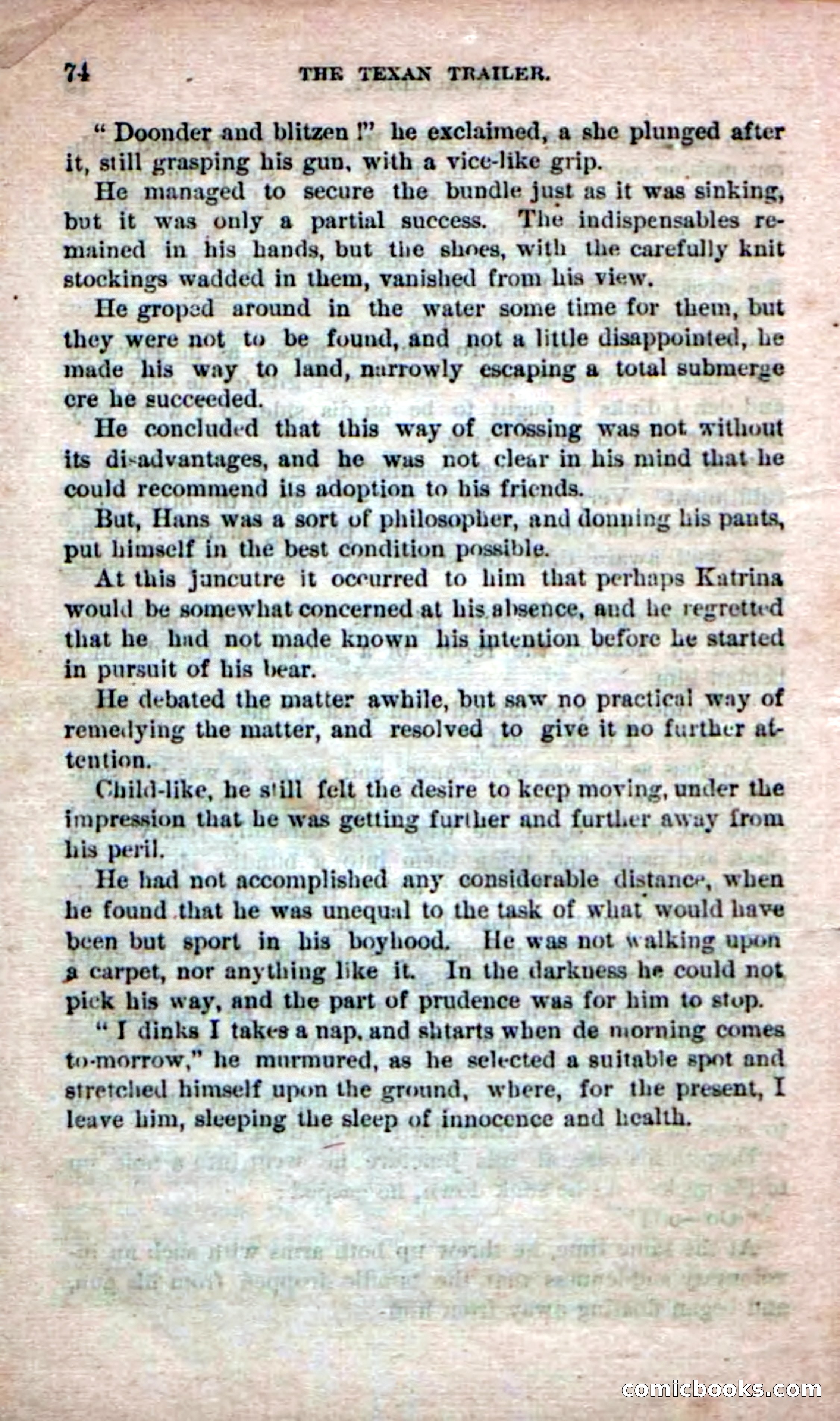 Beadle's Dime Novels No. 231: The Texan Trailer — page 44 of 54
