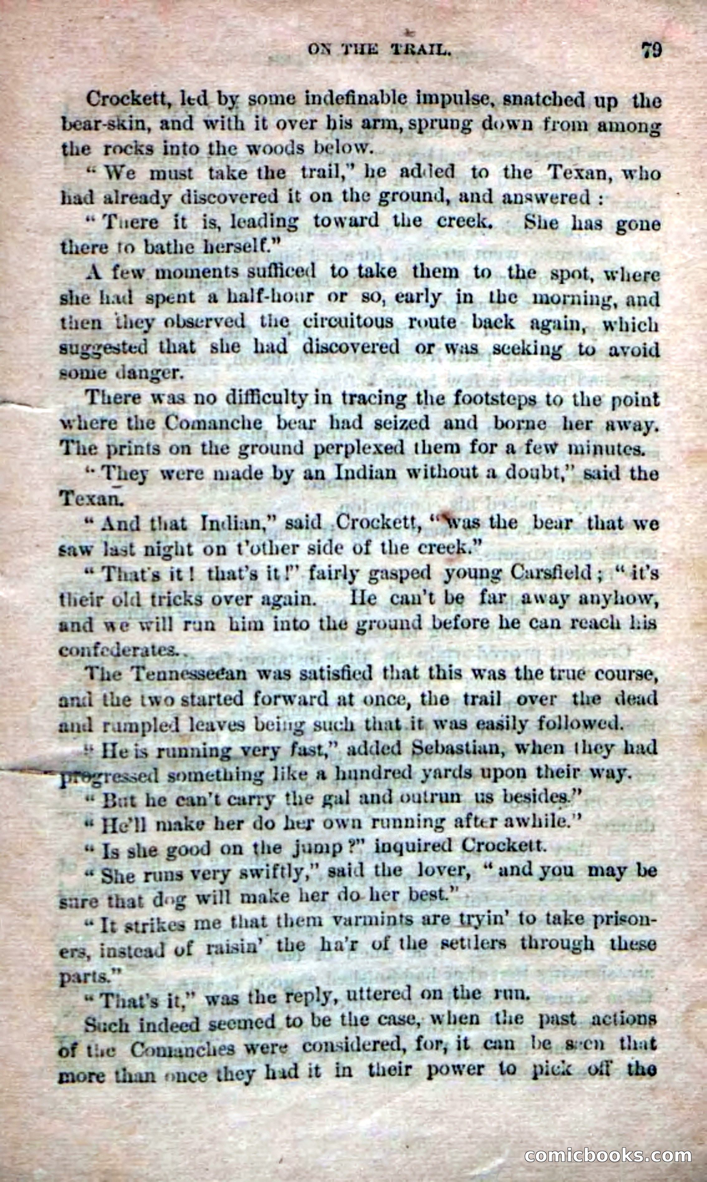 Beadle's Dime Novels No. 231: The Texan Trailer — page 49 of 54