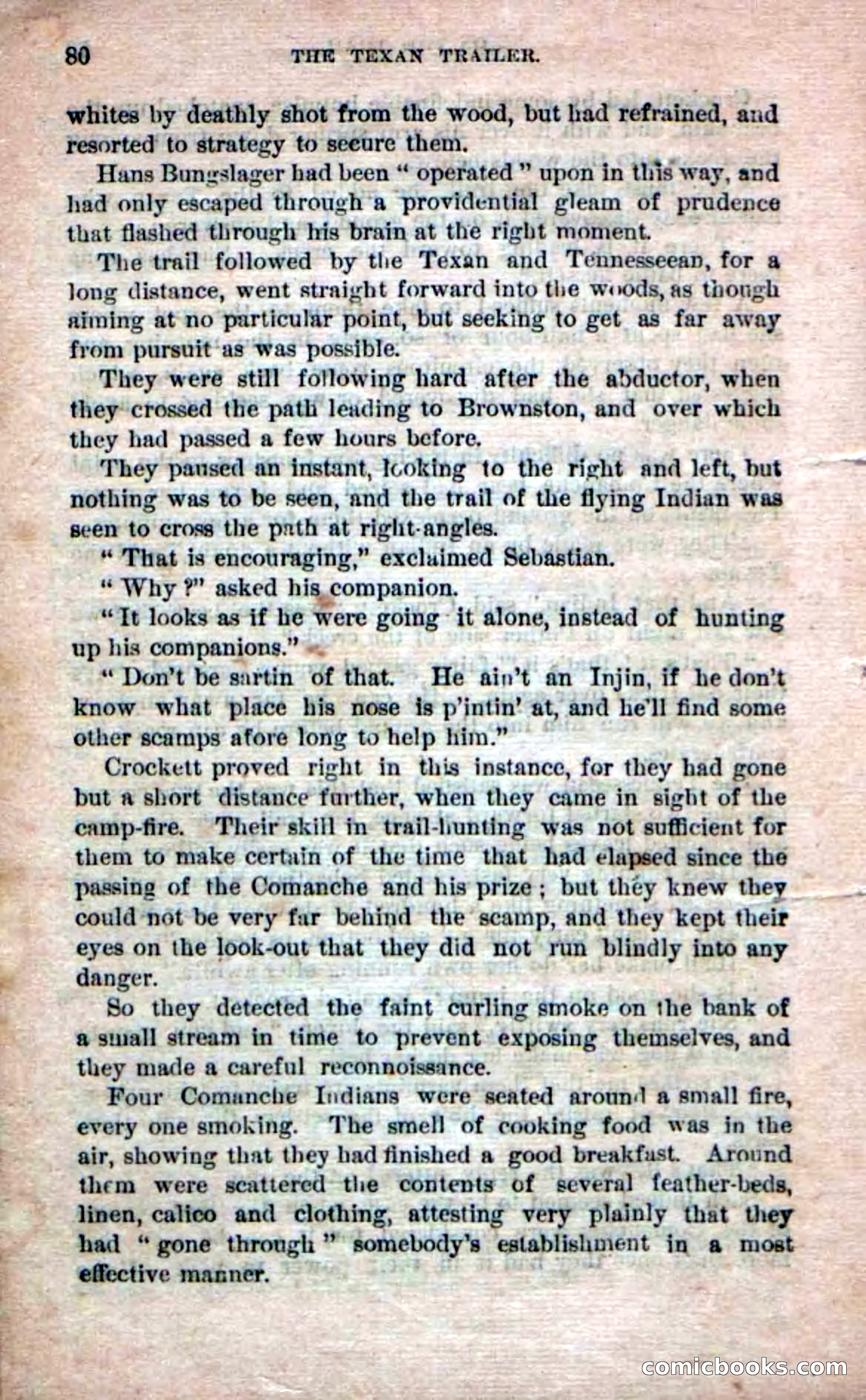 Beadle's Dime Novels No. 231: The Texan Trailer — page 50 of 54