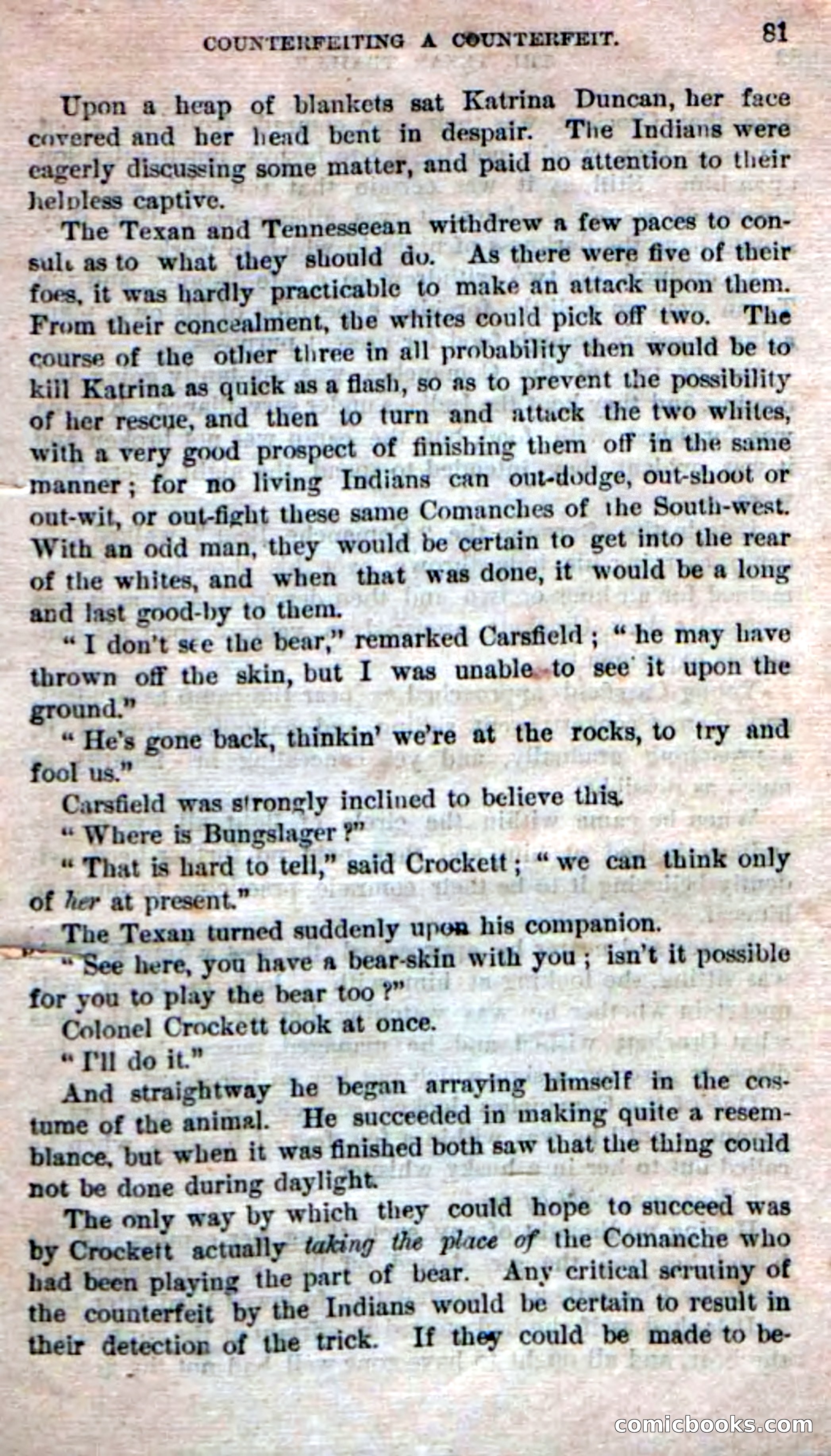 Beadle's Dime Novels No. 231: The Texan Trailer — page 51 of 54