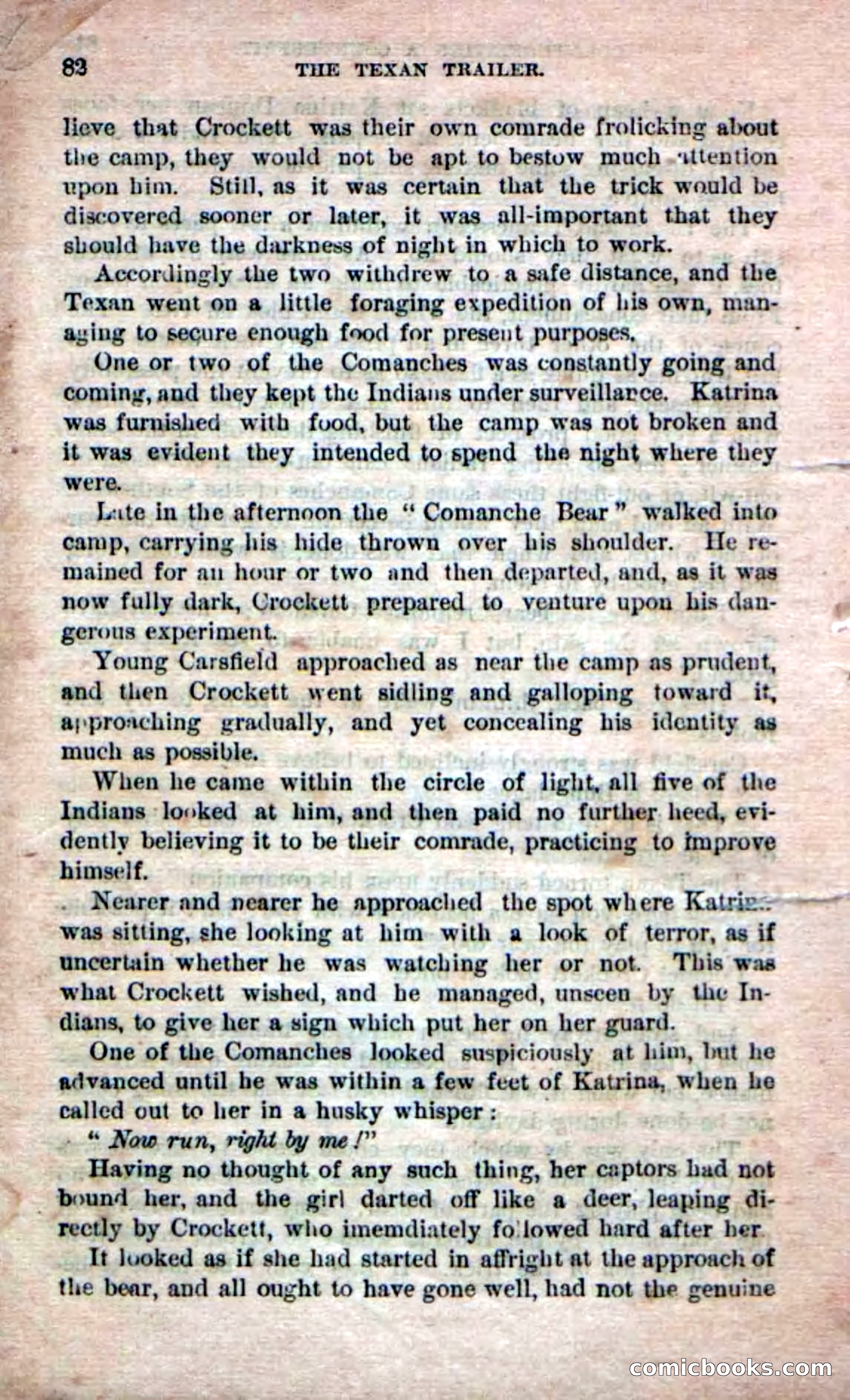 Beadle's Dime Novels No. 231: The Texan Trailer — page 52 of 54