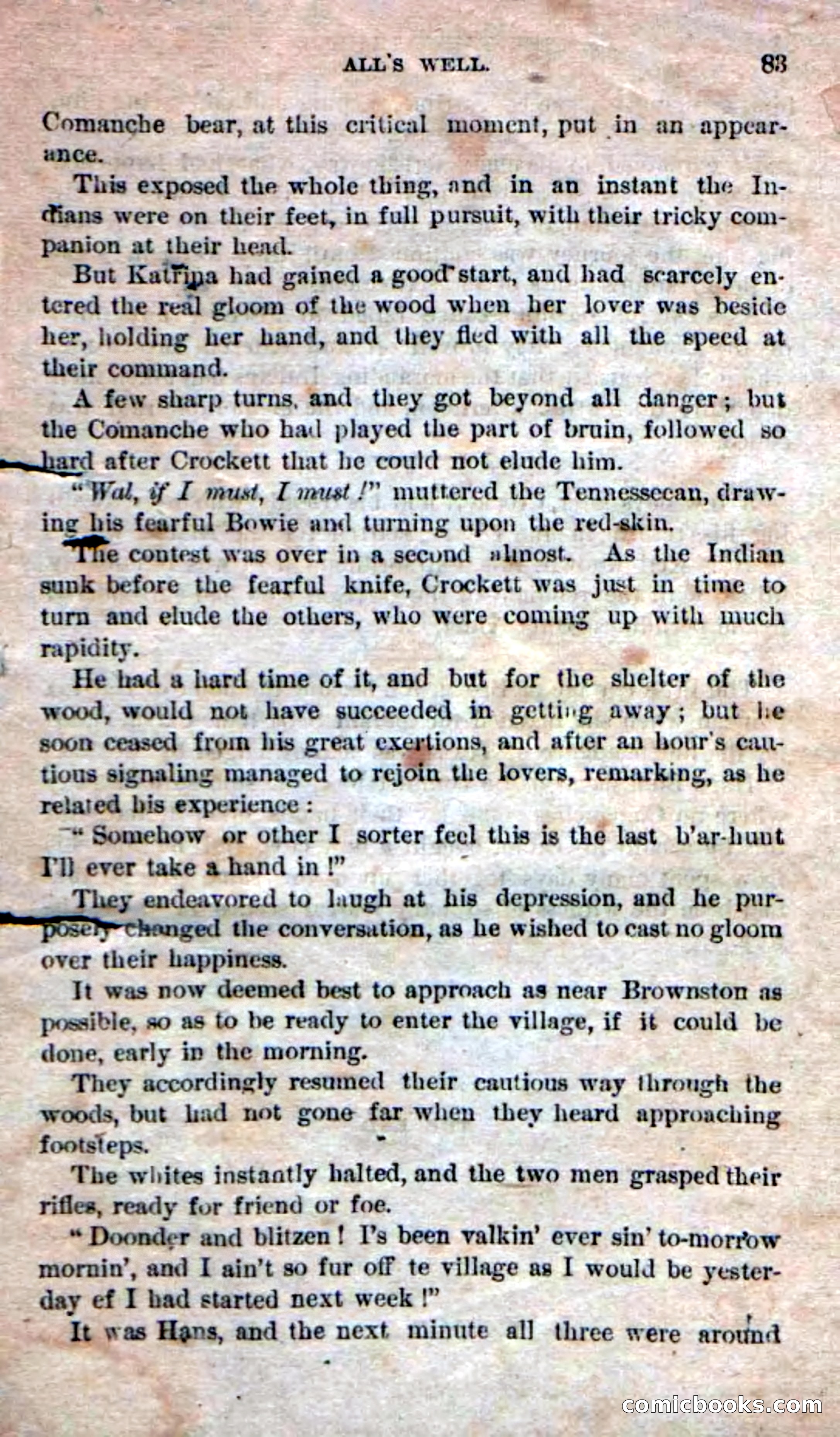 Beadle's Dime Novels No. 231: The Texan Trailer — page 53 of 54