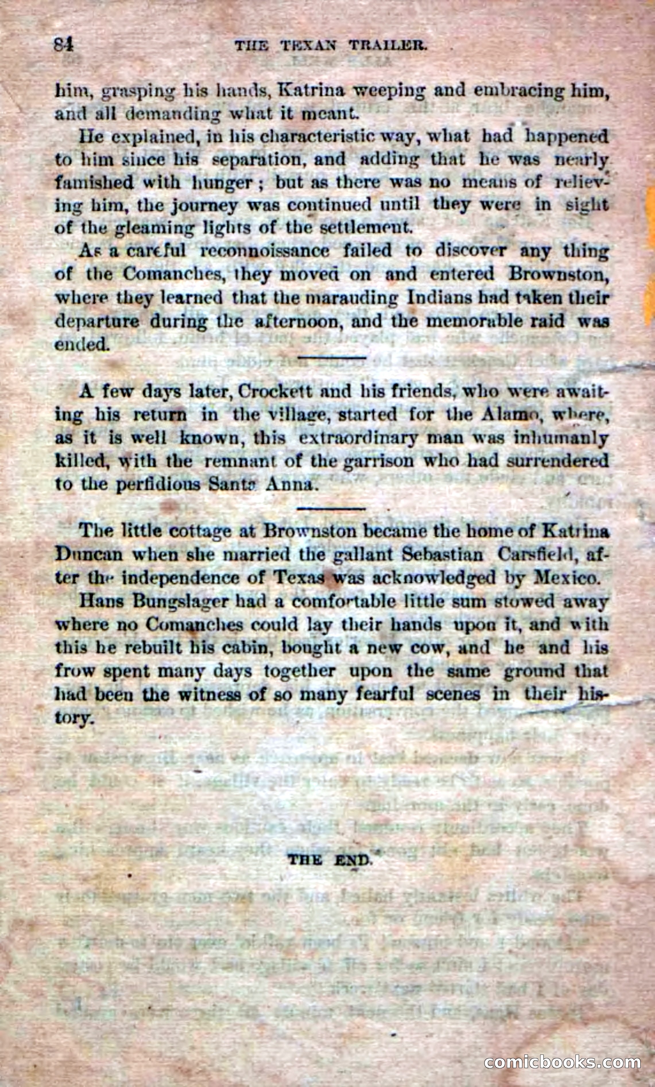 Beadle's Dime Novels No. 231: The Texan Trailer — page 54 of 54