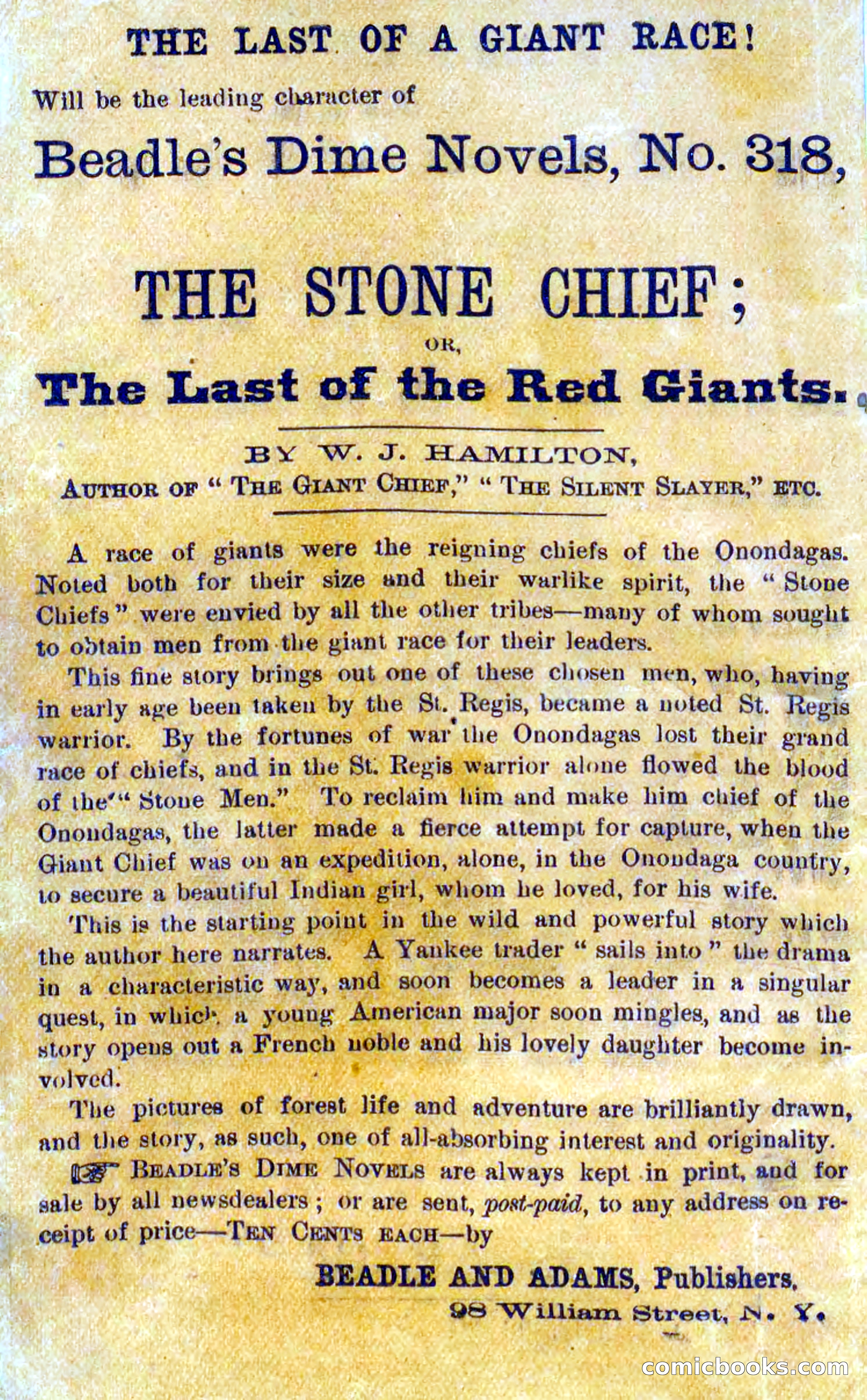 Beadle's Dime Novels No. 298: The Hussar Captain — page 2 of 100