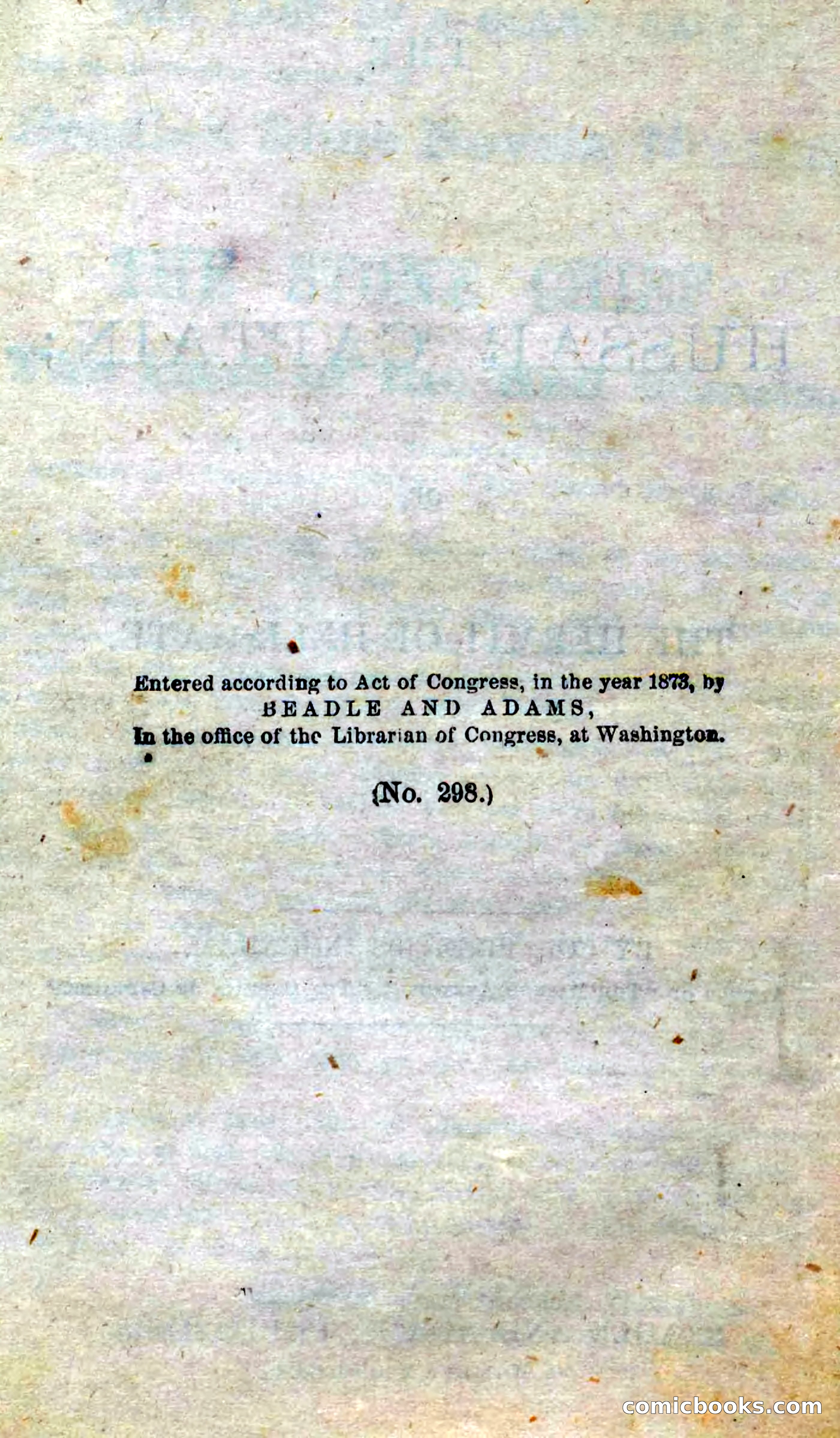 Beadle's Dime Novels No. 298: The Hussar Captain — page 4 of 100