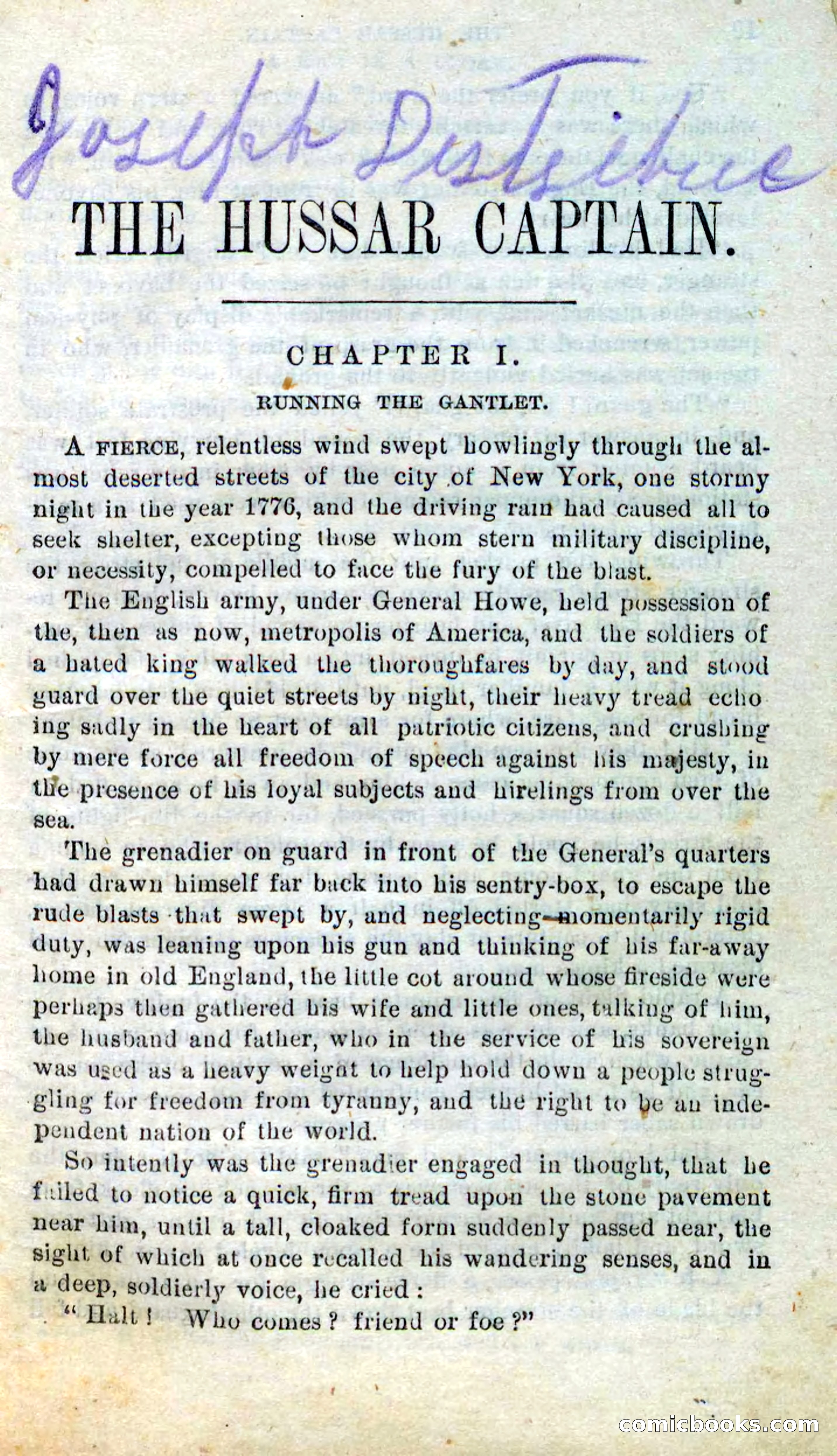 Beadle's Dime Novels No. 298: The Hussar Captain — page 5 of 100