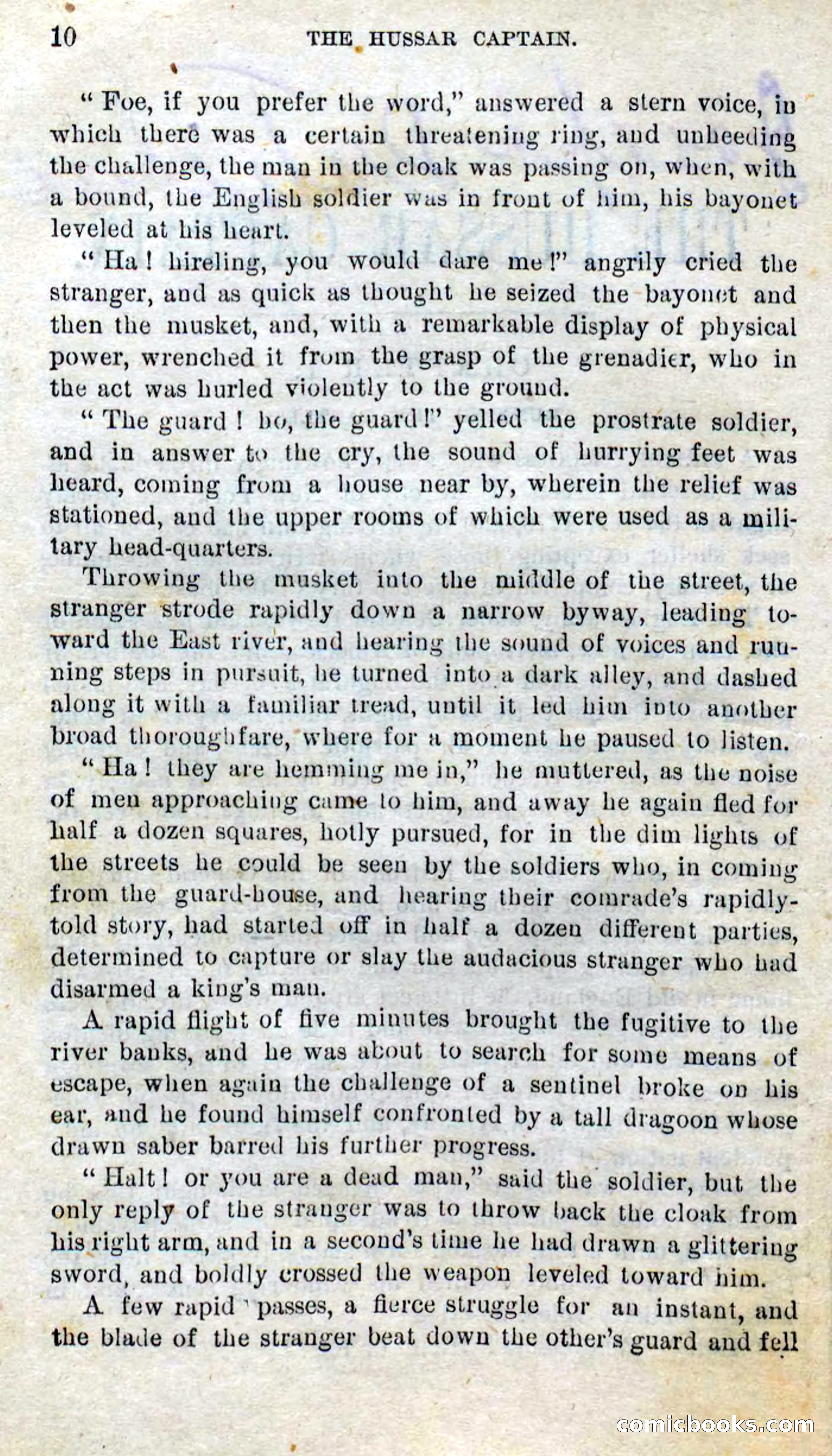 Beadle's Dime Novels No. 298: The Hussar Captain — page 6 of 100