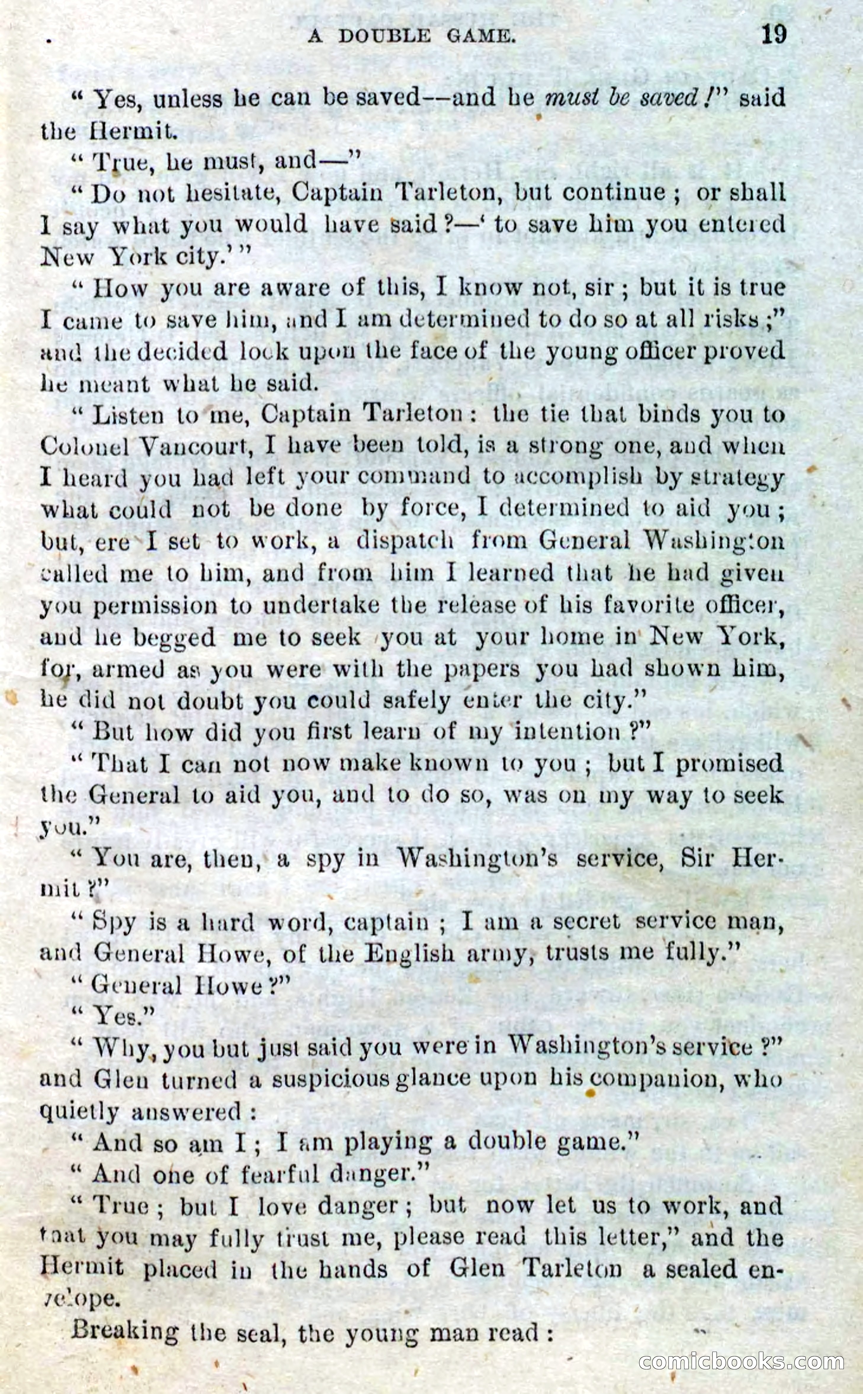 Beadle's Dime Novels No. 298: The Hussar Captain — page 15 of 100