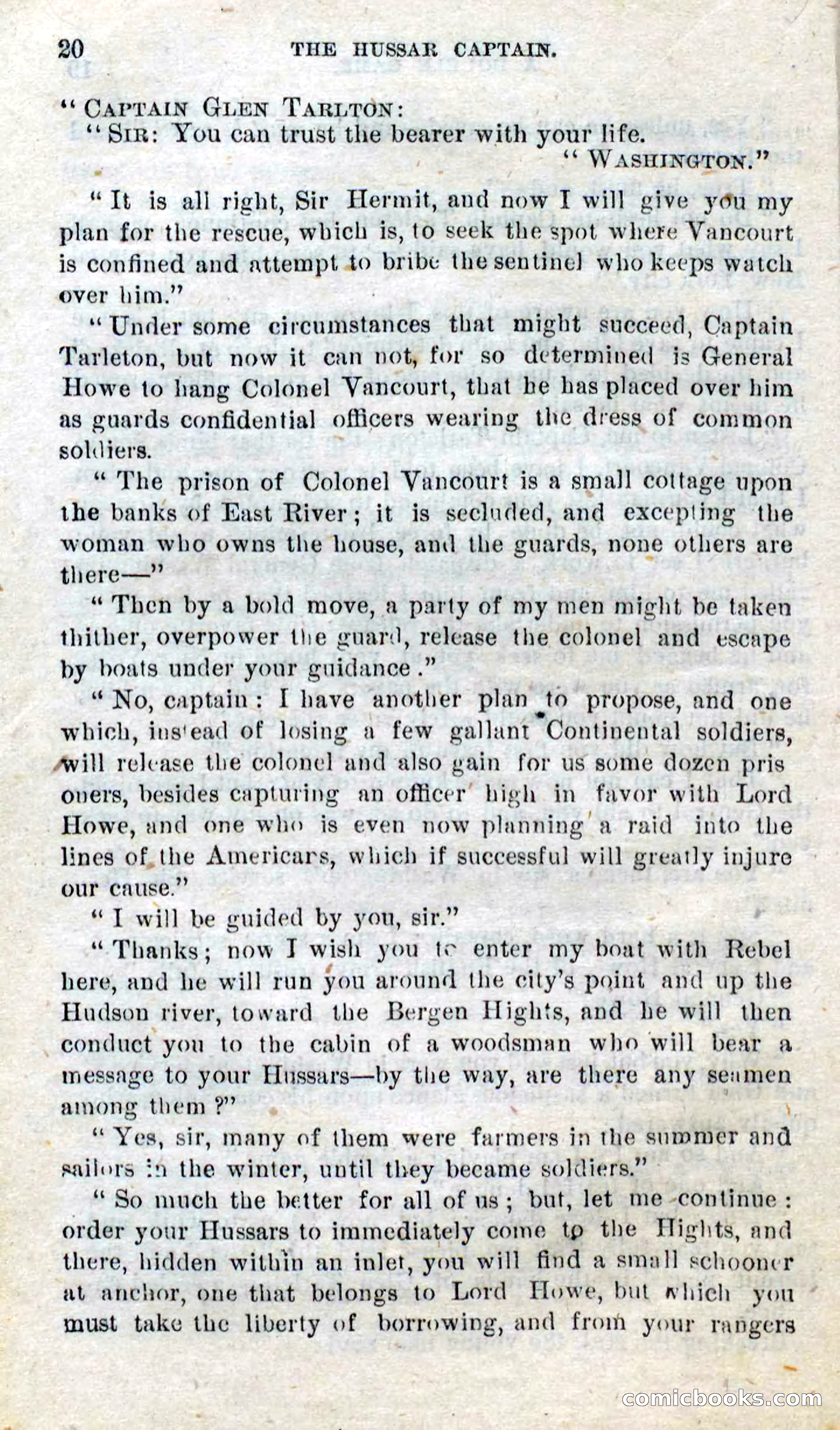 Beadle's Dime Novels No. 298: The Hussar Captain — page 16 of 100