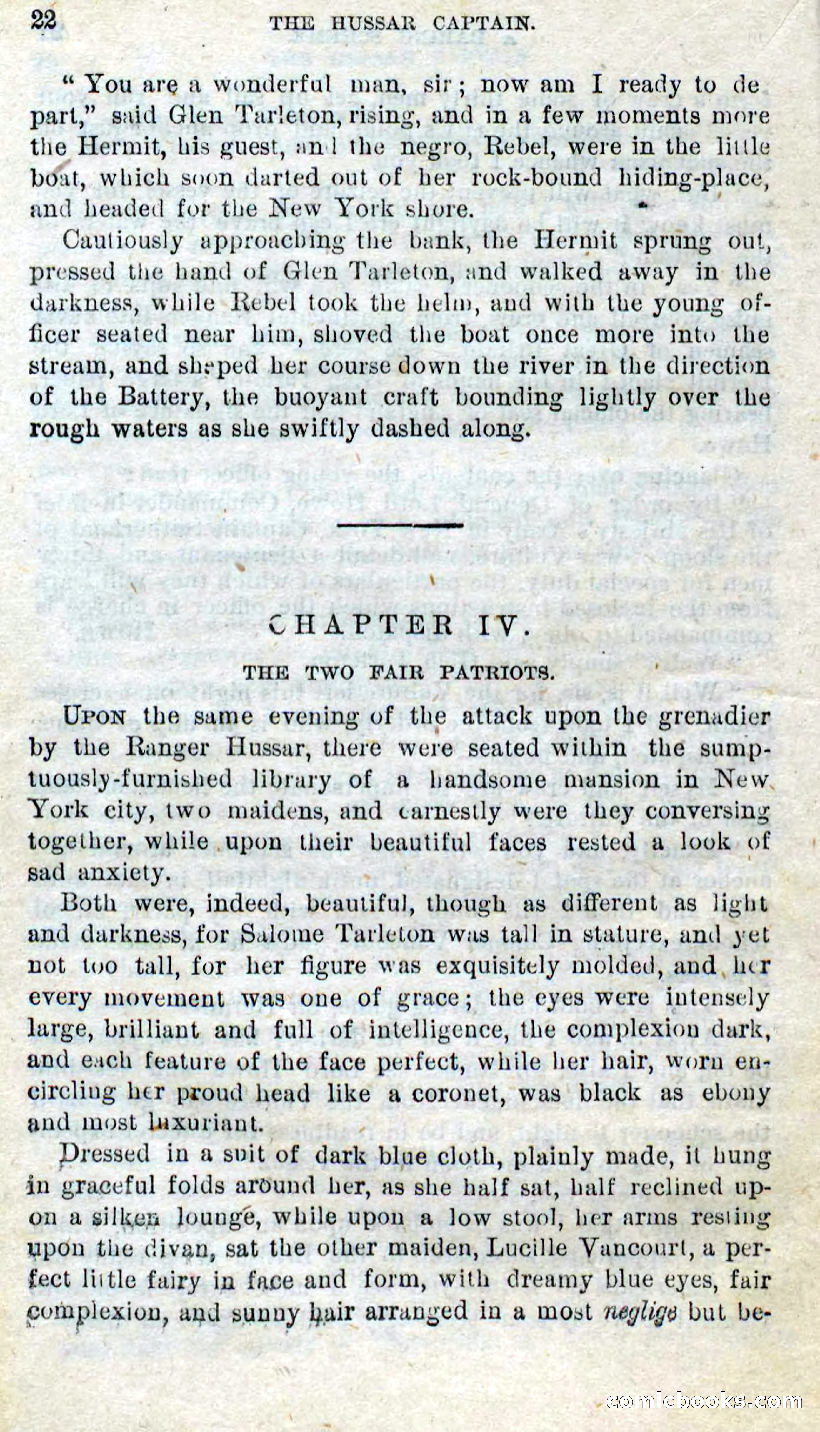 Beadle's Dime Novels No. 298: The Hussar Captain — page 18 of 100