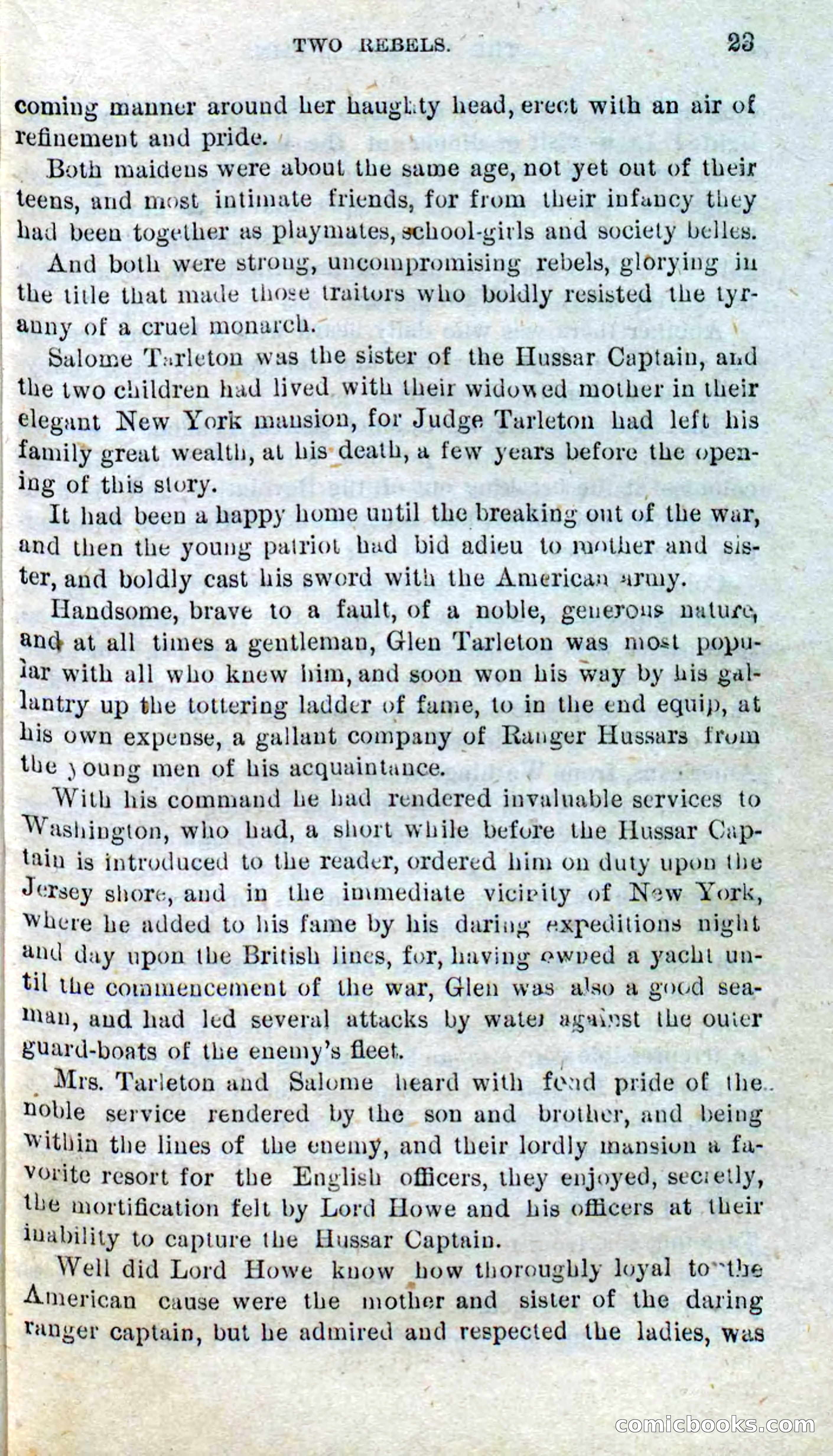 Beadle's Dime Novels No. 298: The Hussar Captain — page 19 of 100