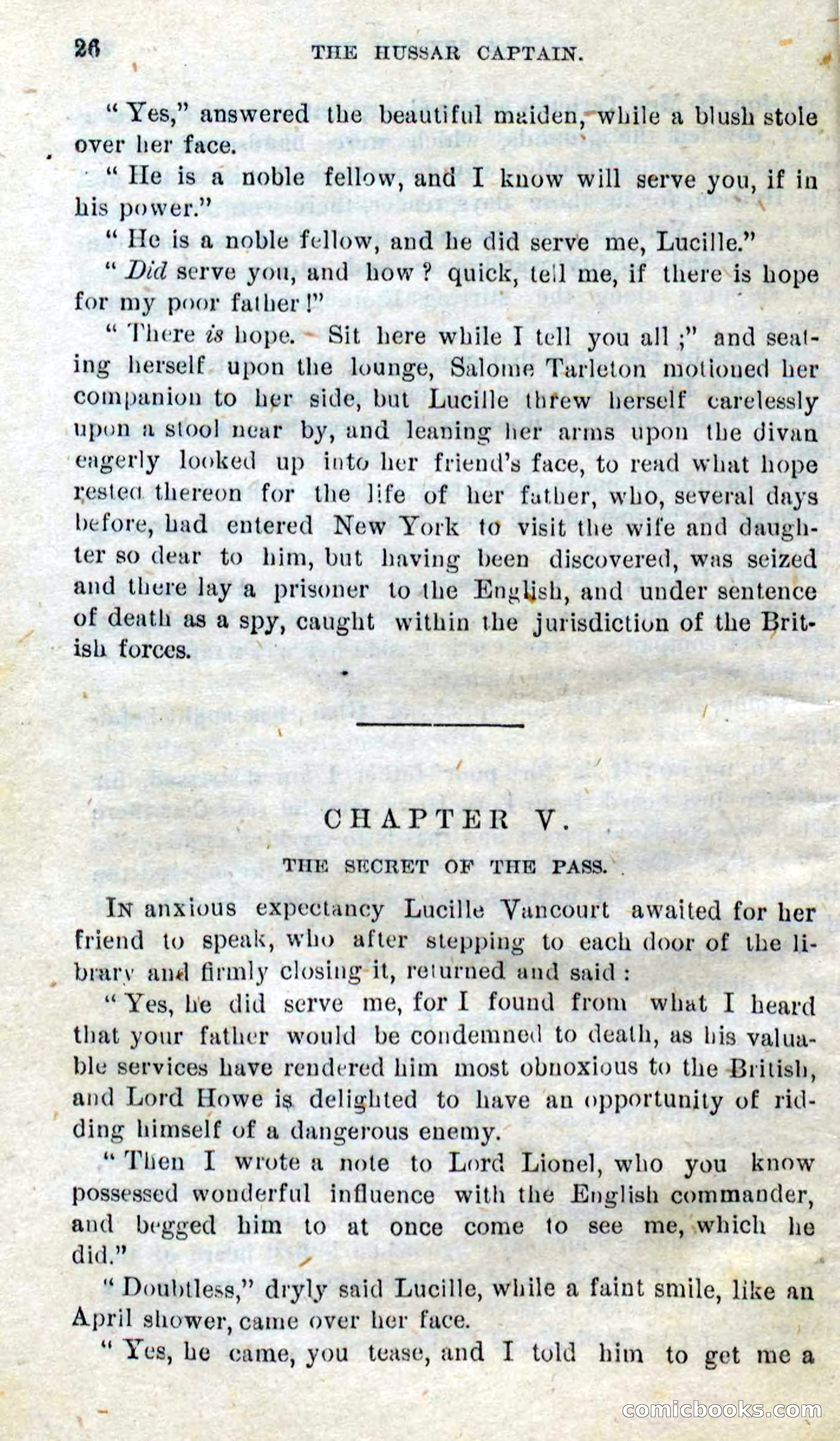 Beadle's Dime Novels No. 298: The Hussar Captain — page 22 of 100