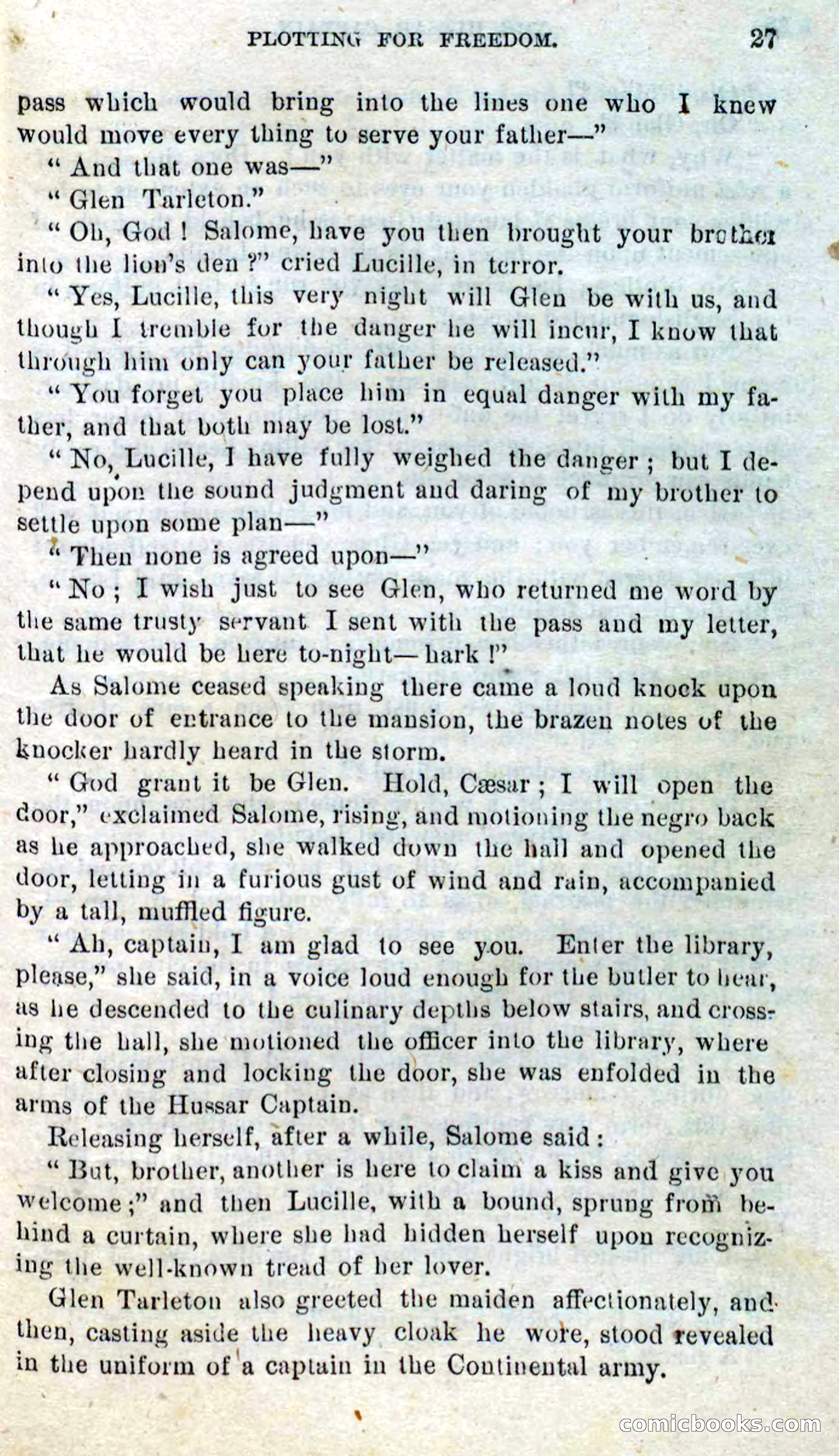 Beadle's Dime Novels No. 298: The Hussar Captain — page 23 of 100
