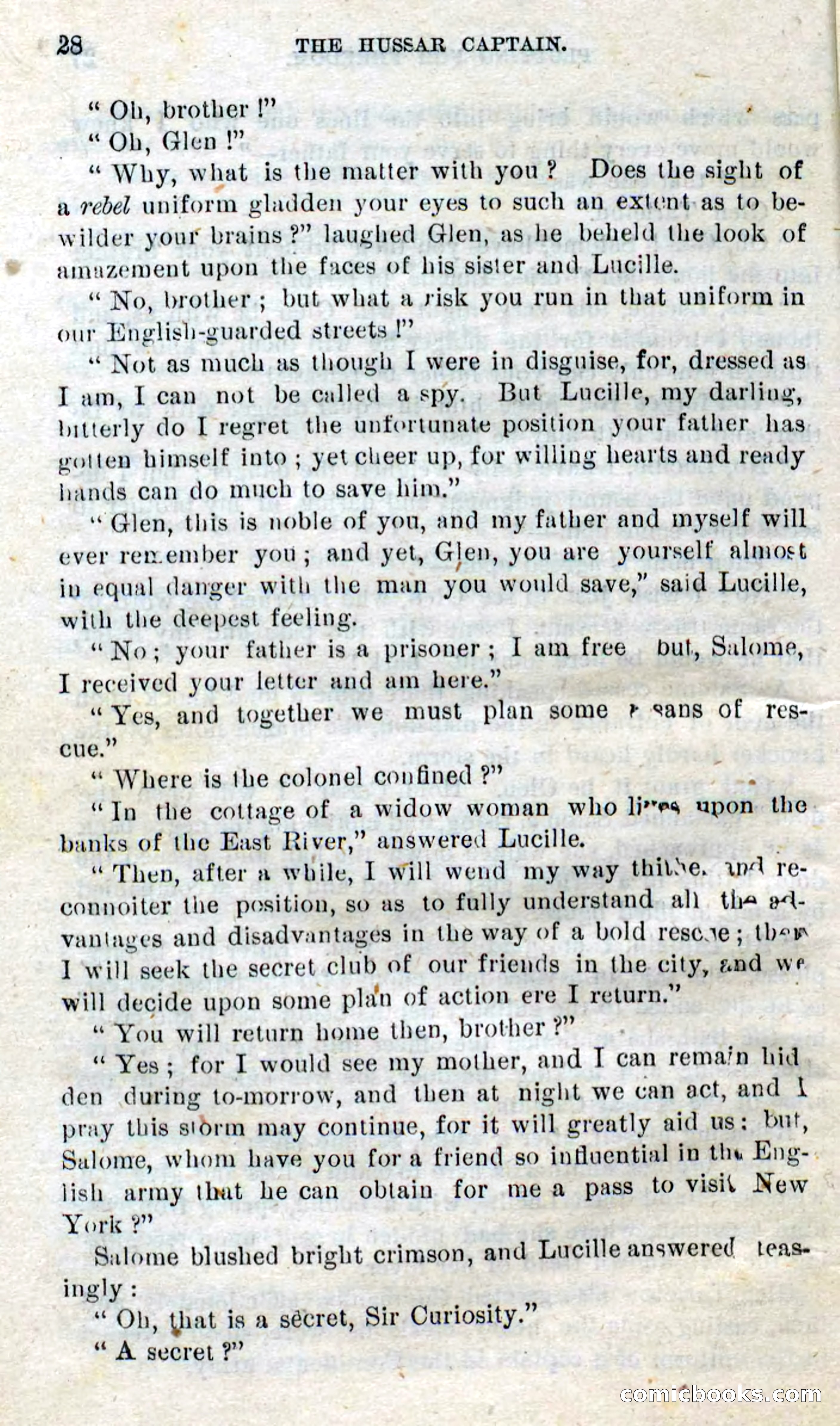 Beadle's Dime Novels No. 298: The Hussar Captain — page 24 of 100