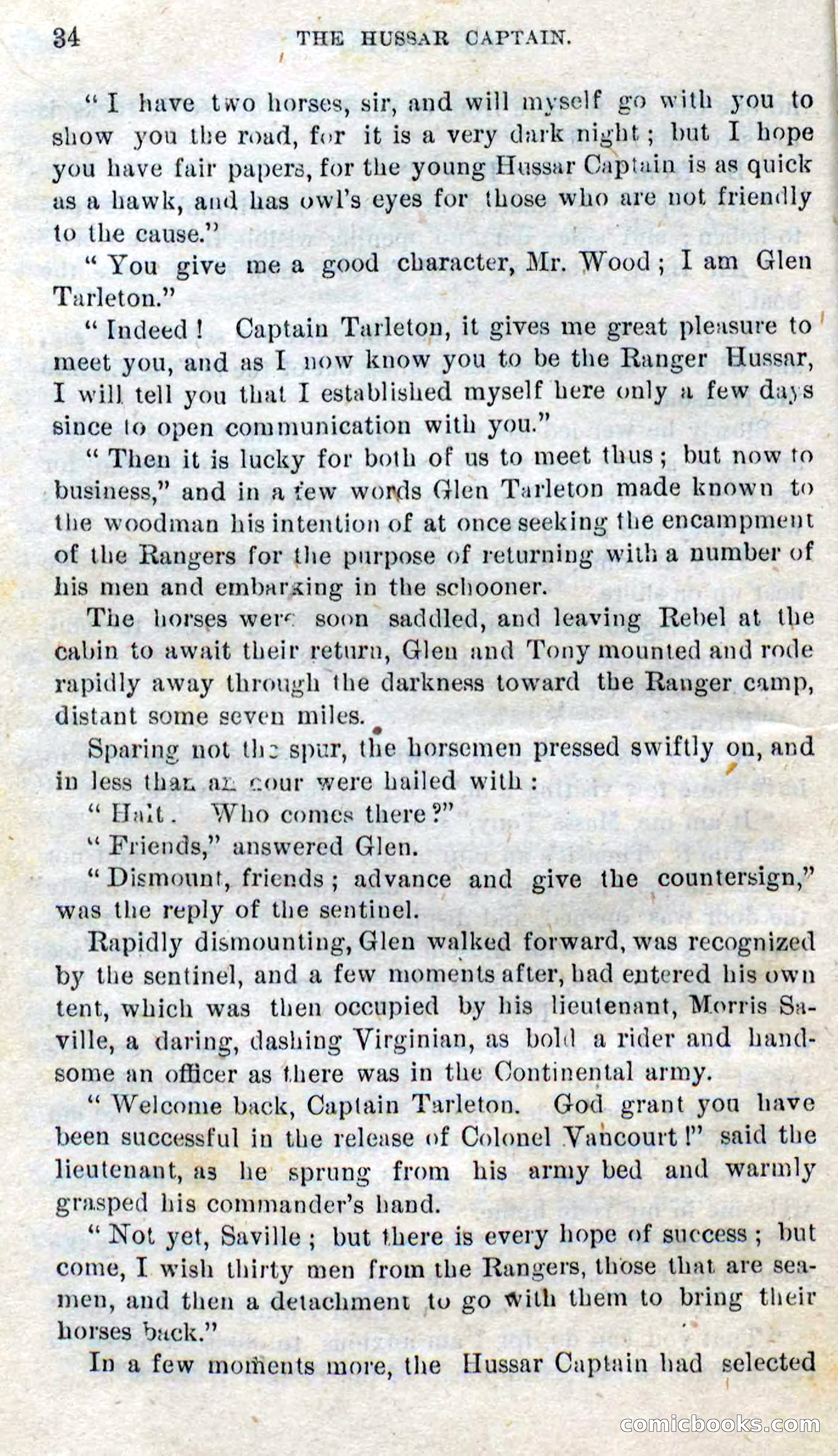 Beadle's Dime Novels No. 298: The Hussar Captain — page 30 of 100
