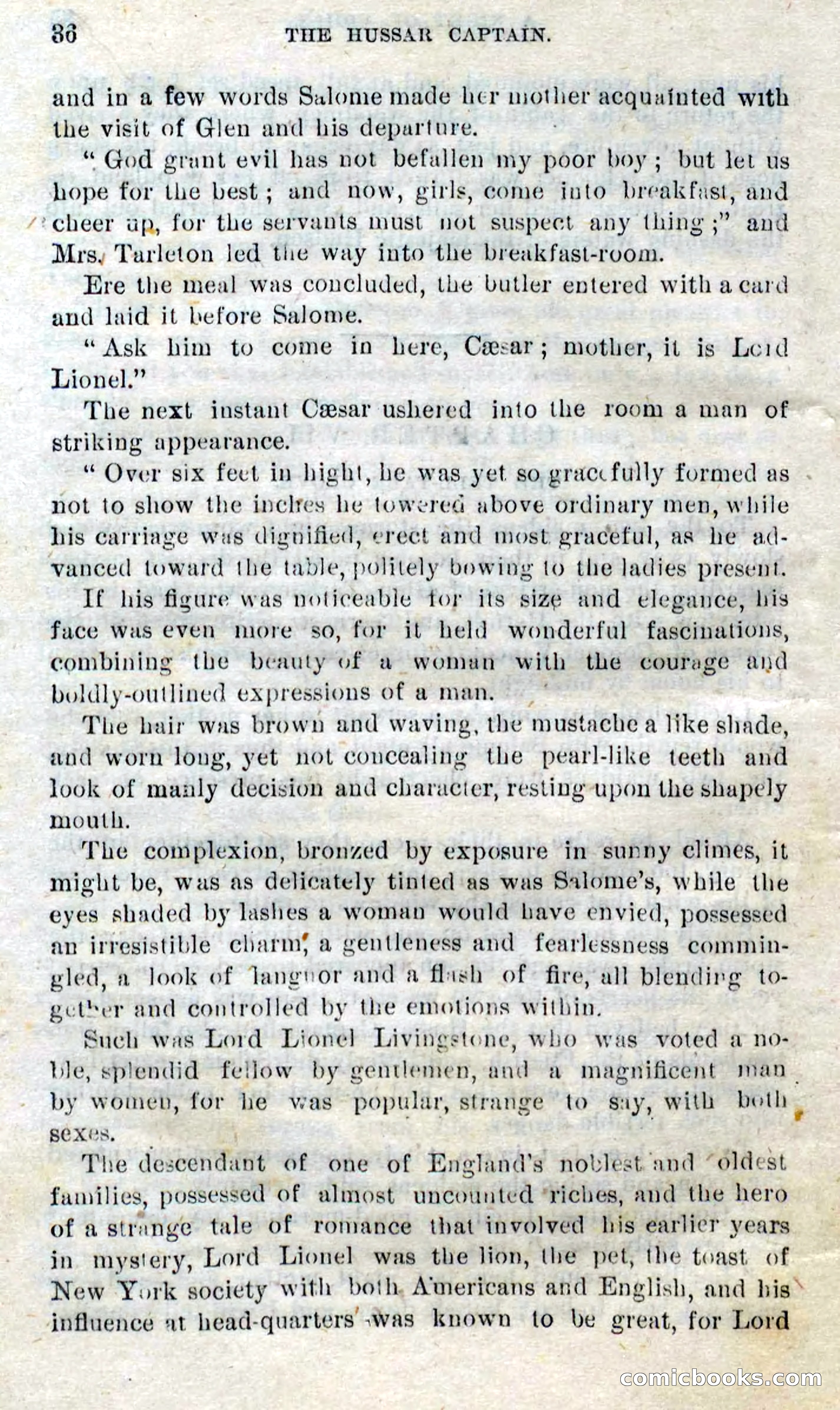 Beadle's Dime Novels No. 298: The Hussar Captain — page 32 of 100