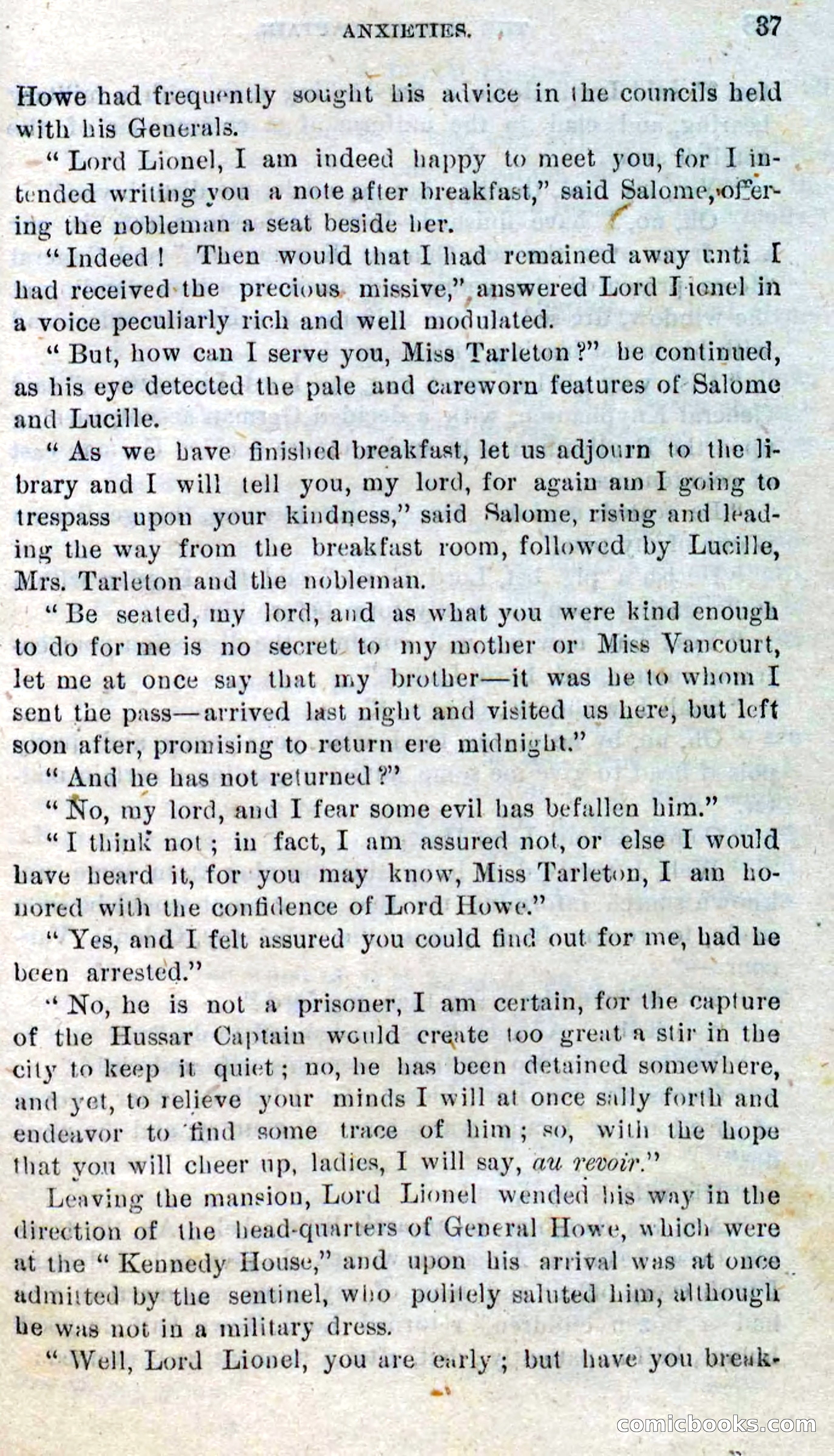 Beadle's Dime Novels No. 298: The Hussar Captain — page 33 of 100