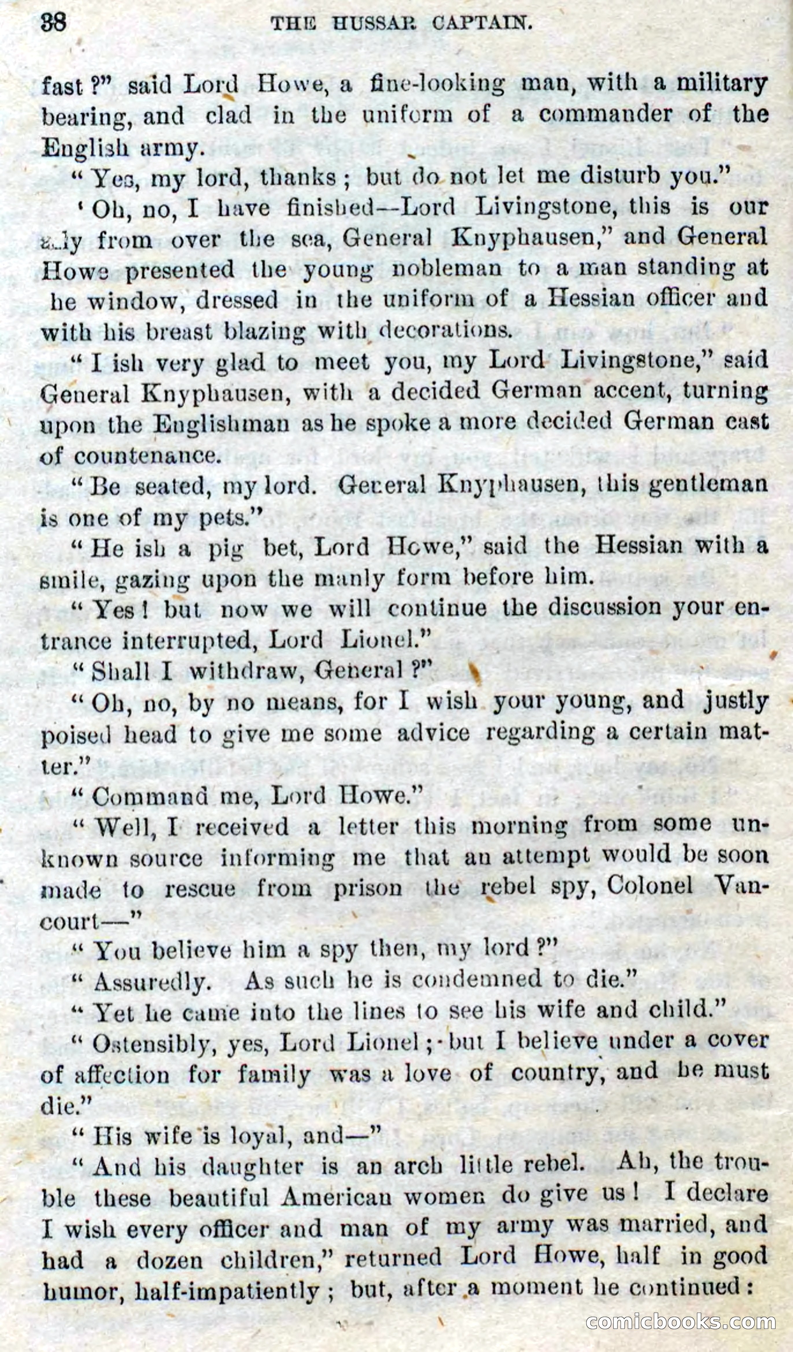 Beadle's Dime Novels No. 298: The Hussar Captain — page 34 of 100