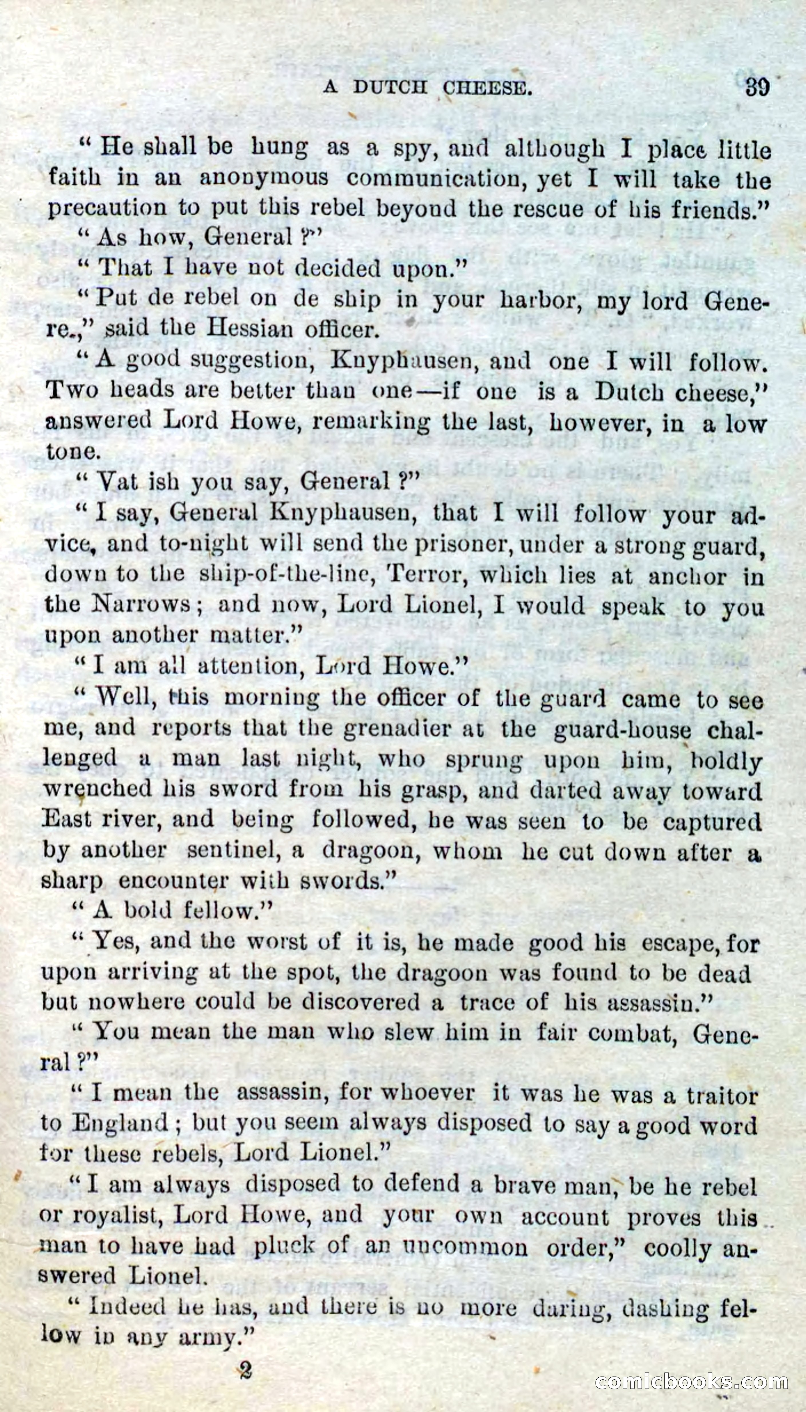 Beadle's Dime Novels No. 298: The Hussar Captain — page 35 of 100